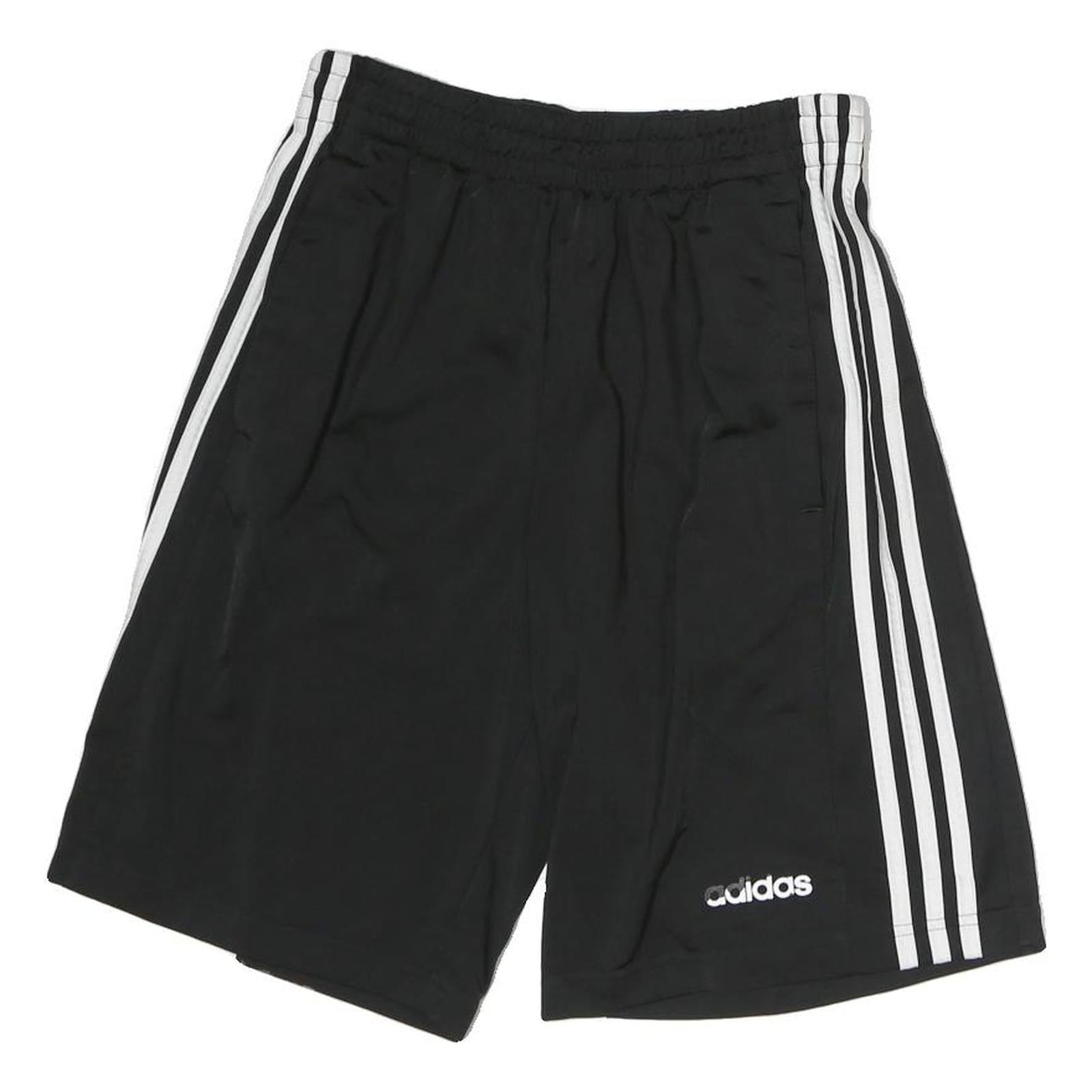 ADIDAS Mens Black Casual Shorts M W26 Polyester Sportswear Refurbished - N/A refurbished available on Cerqular