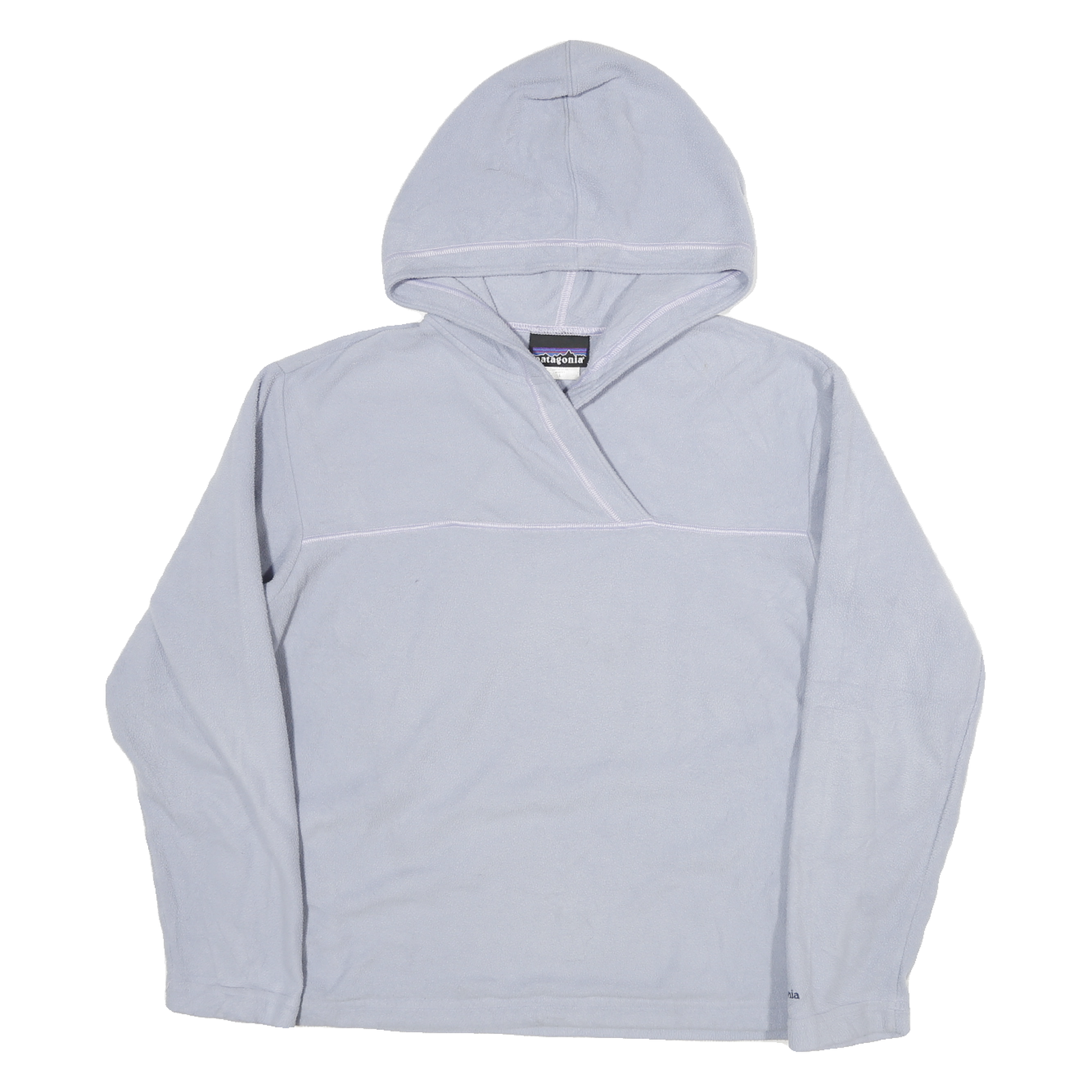 PATAGONIA Womens Light Blue Pullover Hoodie L Soft Lightweight Fleece Casual Refurbished - N/A refurbished available on Cerqular