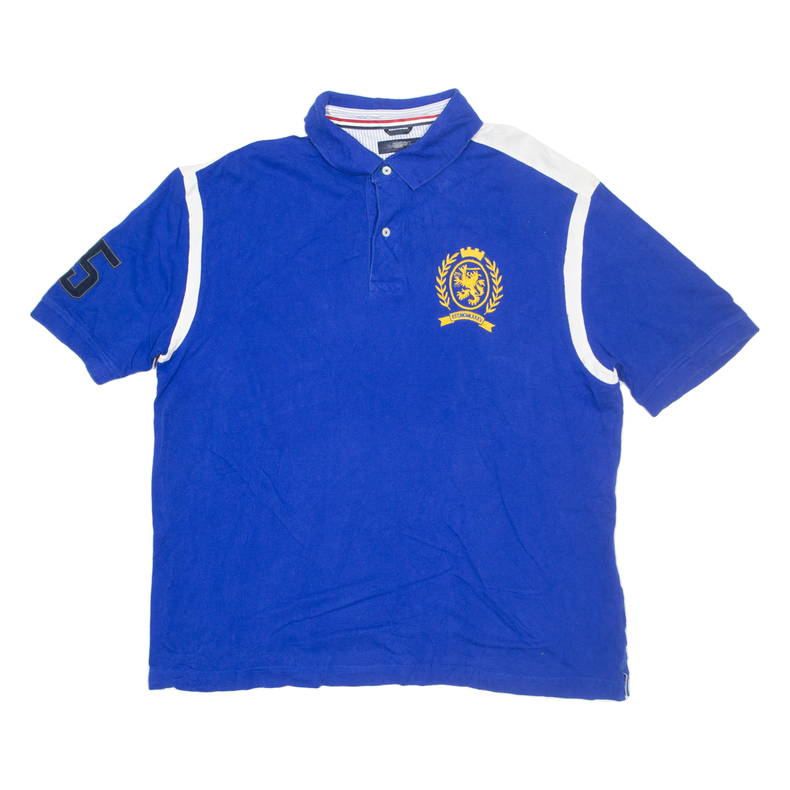 TOMMY HILFIGER Mens Polo Shirt Blue XL Refurbished - N/A refurbished available on Cerqular