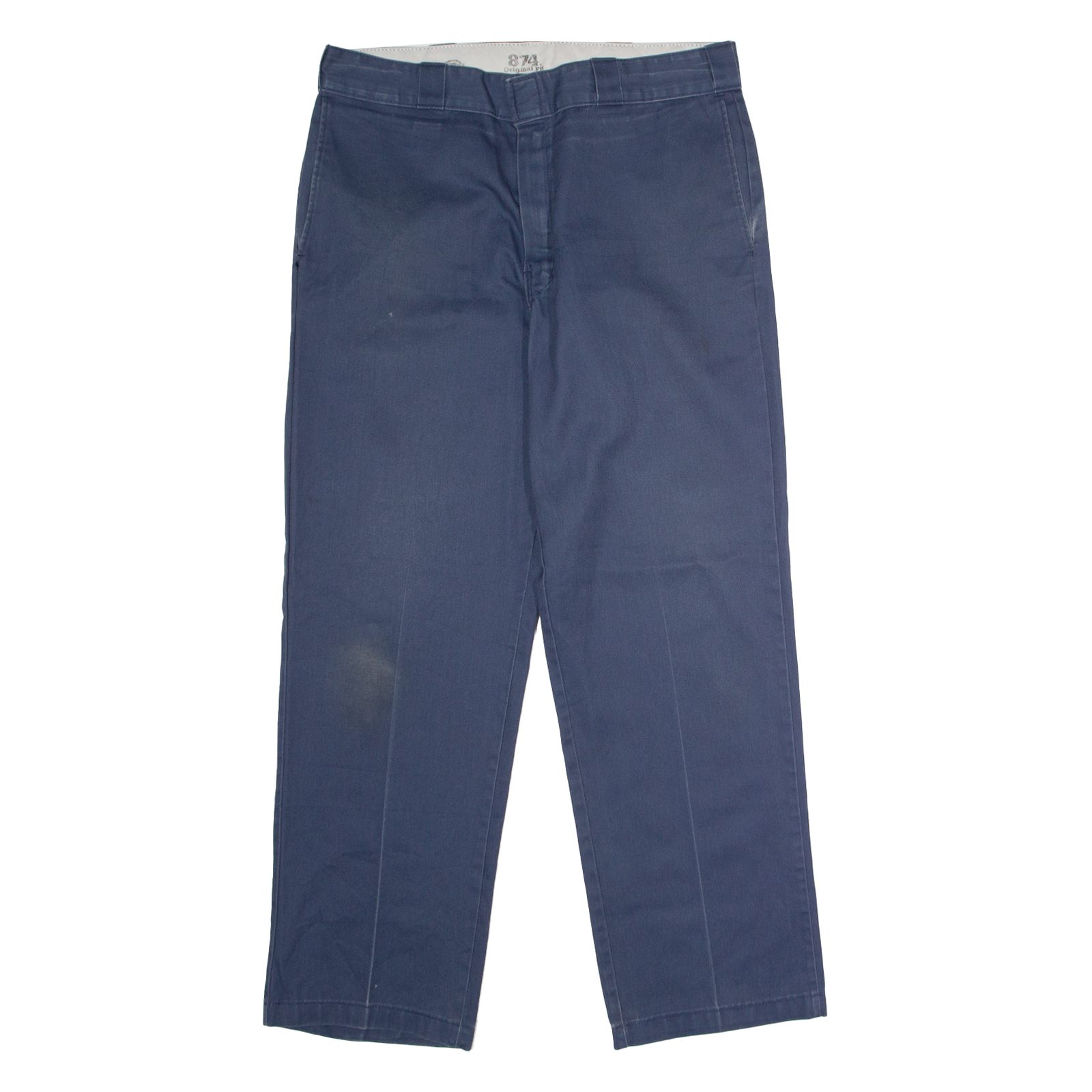 DICKIES 874 Workwear Mens Twill Trousers Blue Classic Straight W36 L30 Refurbished - N/A refurbished available on Cerqular