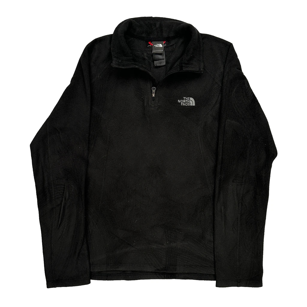The North Face Fleece - Medium Black Polyester Refurbished - Thrifted (note: this is a term often used to describe second- refurbished available on Cerqular