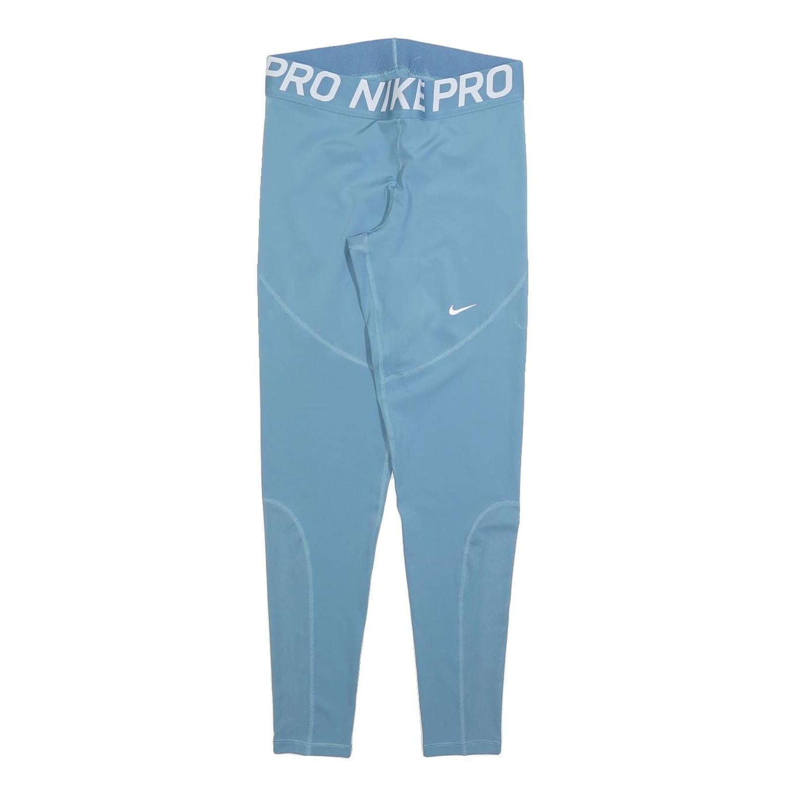 NIKE Womens Joggers Blue Slim Tapered L W28 L28 Sports Performance Activewear Refurbished - N/A refurbished available on Cerqular