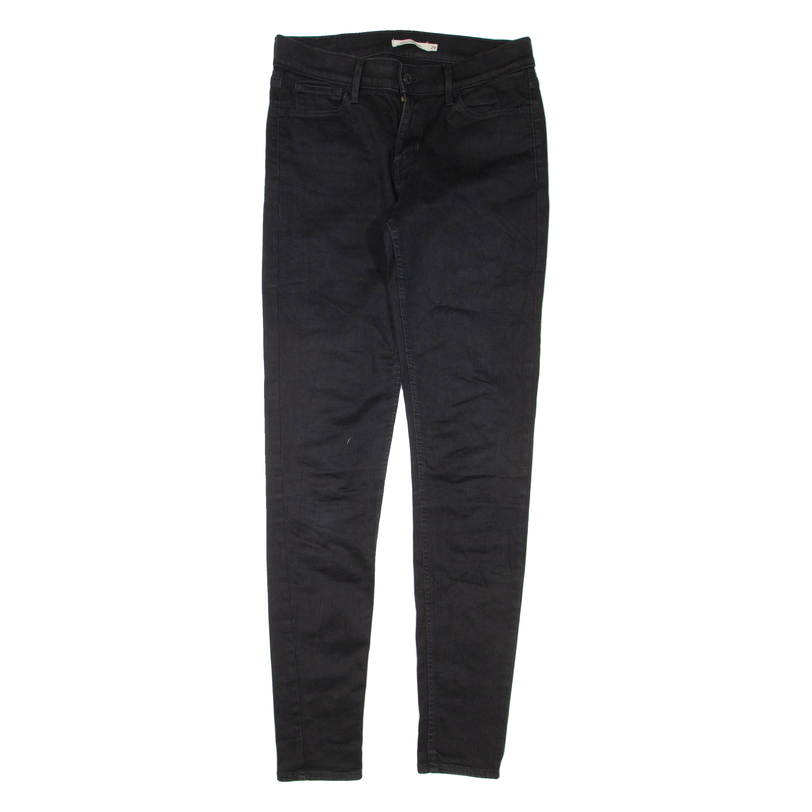 LEVI'S 710 Womens Jeans Black Regular Skinny W29 L32 Refurbished - N/A refurbished available on Cerqular