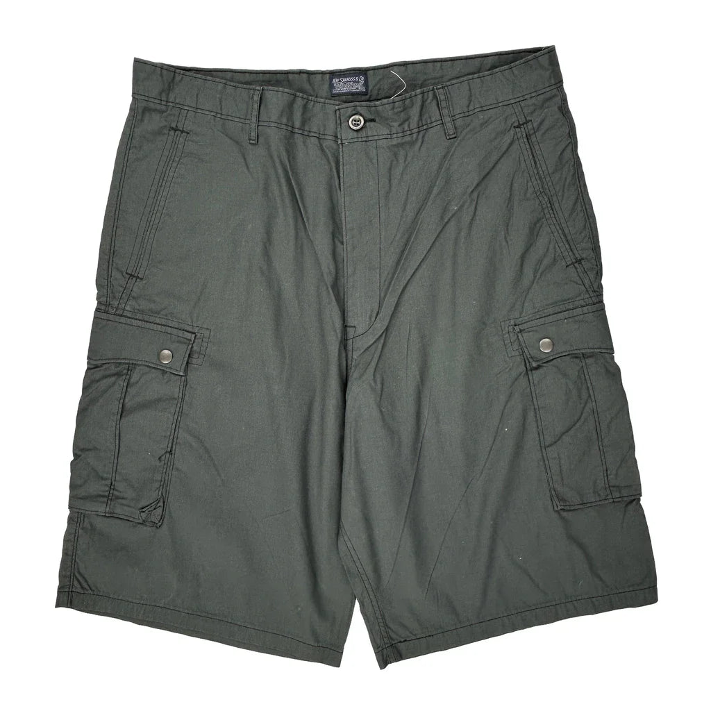 Buy Levis Cargo Shorts - 38W 11L Green Cotton Refurbished - $37.57 Levis Cargo Shorts - 38W 11L Green Cotton Refurbished - Thrifted (note: this is a term often used to describe second- refurbished available on Cerqular