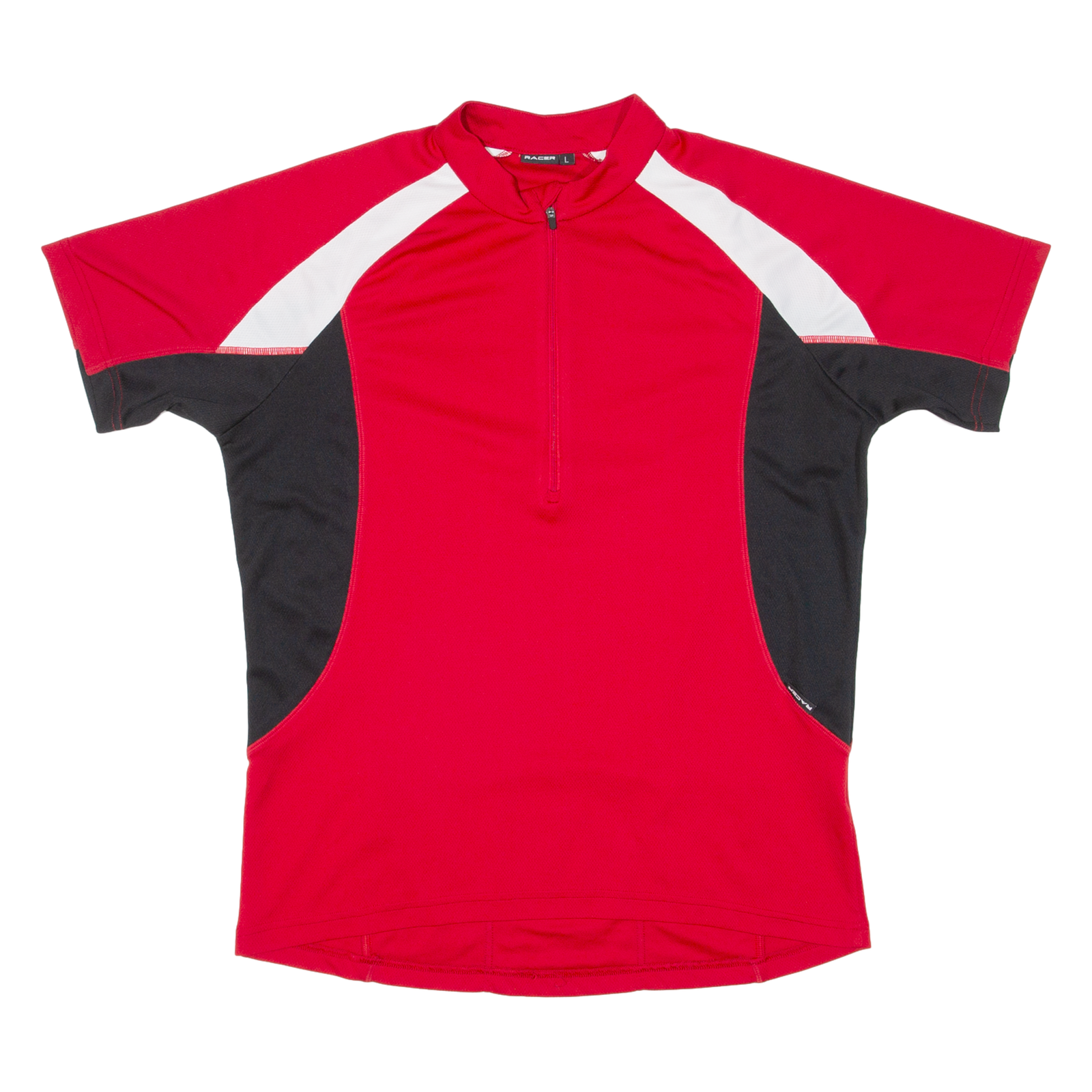 RACER Cycling Mens Jersey Red 1/2 Zip L Refurbished - N/A refurbished available on Cerqular