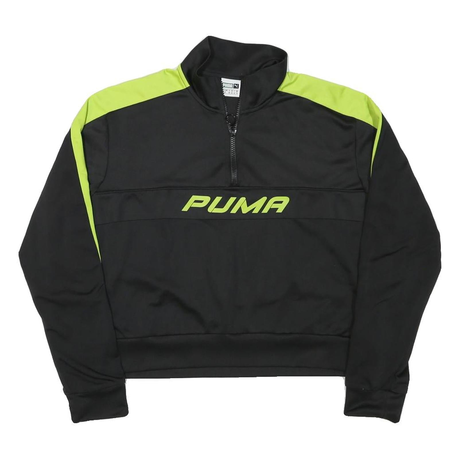 Buy PUMA Womens Black & Green Sweatshirt Pullover L Half Zip Sports Activewear Refurbished - $35.09 PUMA Womens Black & Green Sweatshirt Pullover L Half Zip Sports Activewear Refurbished - N/A refurbished available on Cerqular