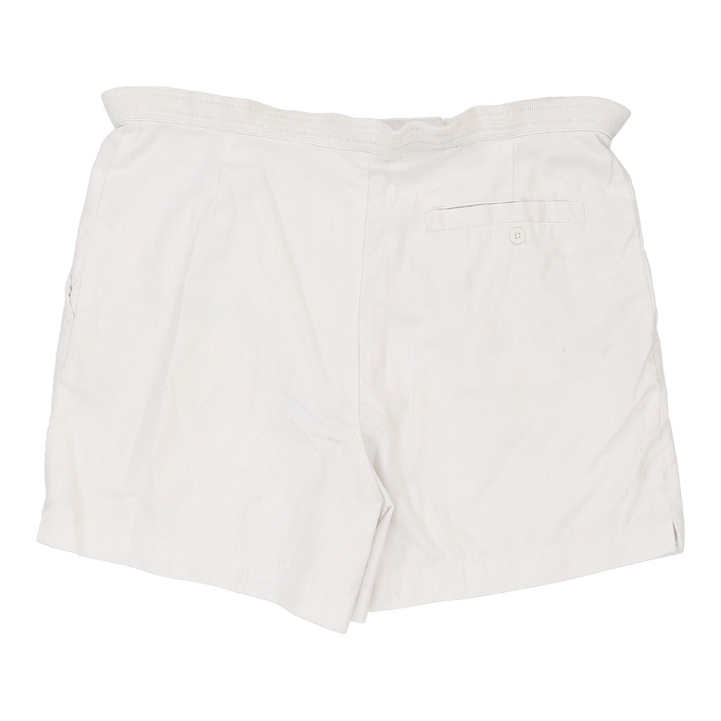 Fila Sport Shorts - XL White Cotton Refurbished - Thrifted (note: this is a term often used to describe second- refurbished available on Cerqular