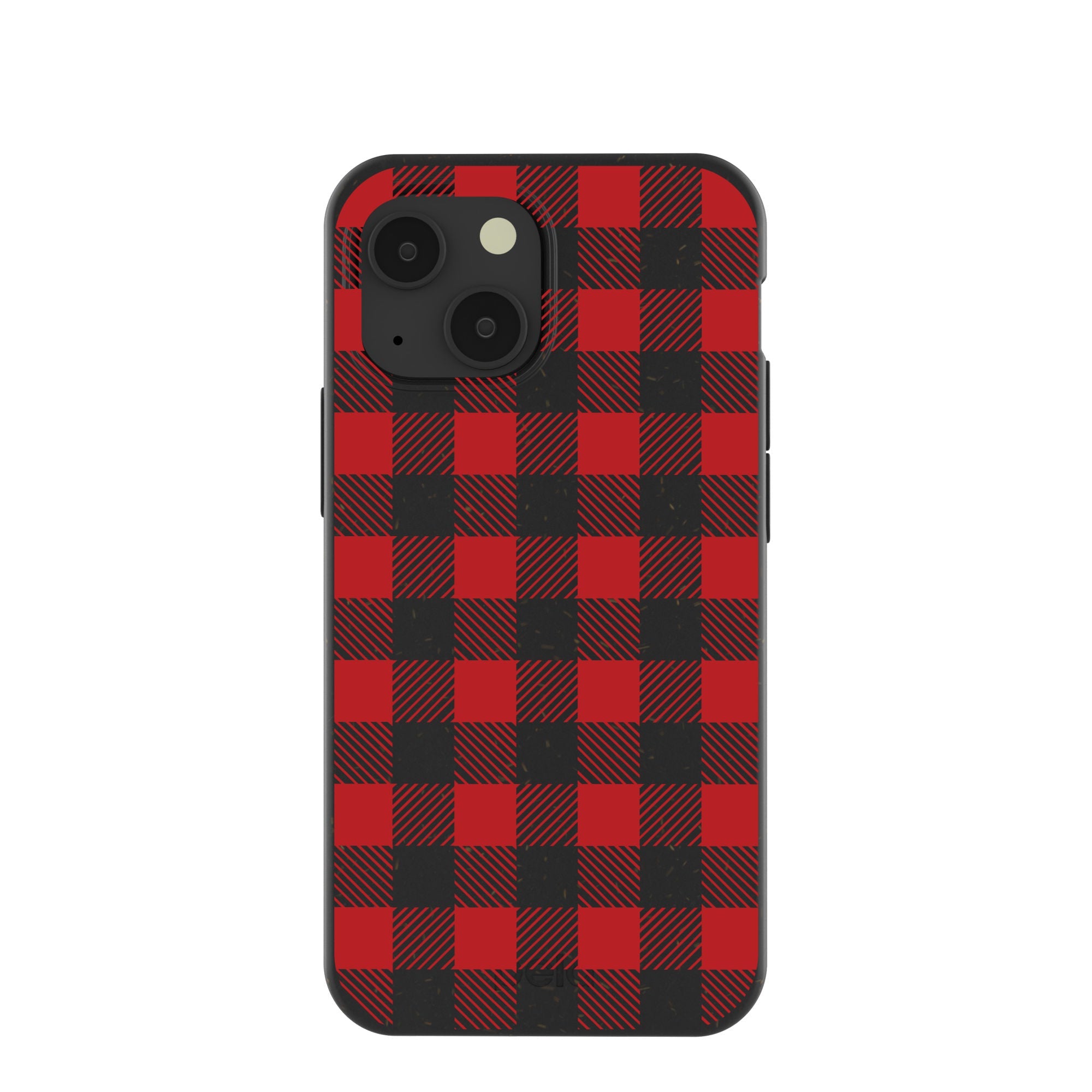 Black Flannel iPhone 13 Mini Case Refurbished - Pela Case refurbished available on Cerqular