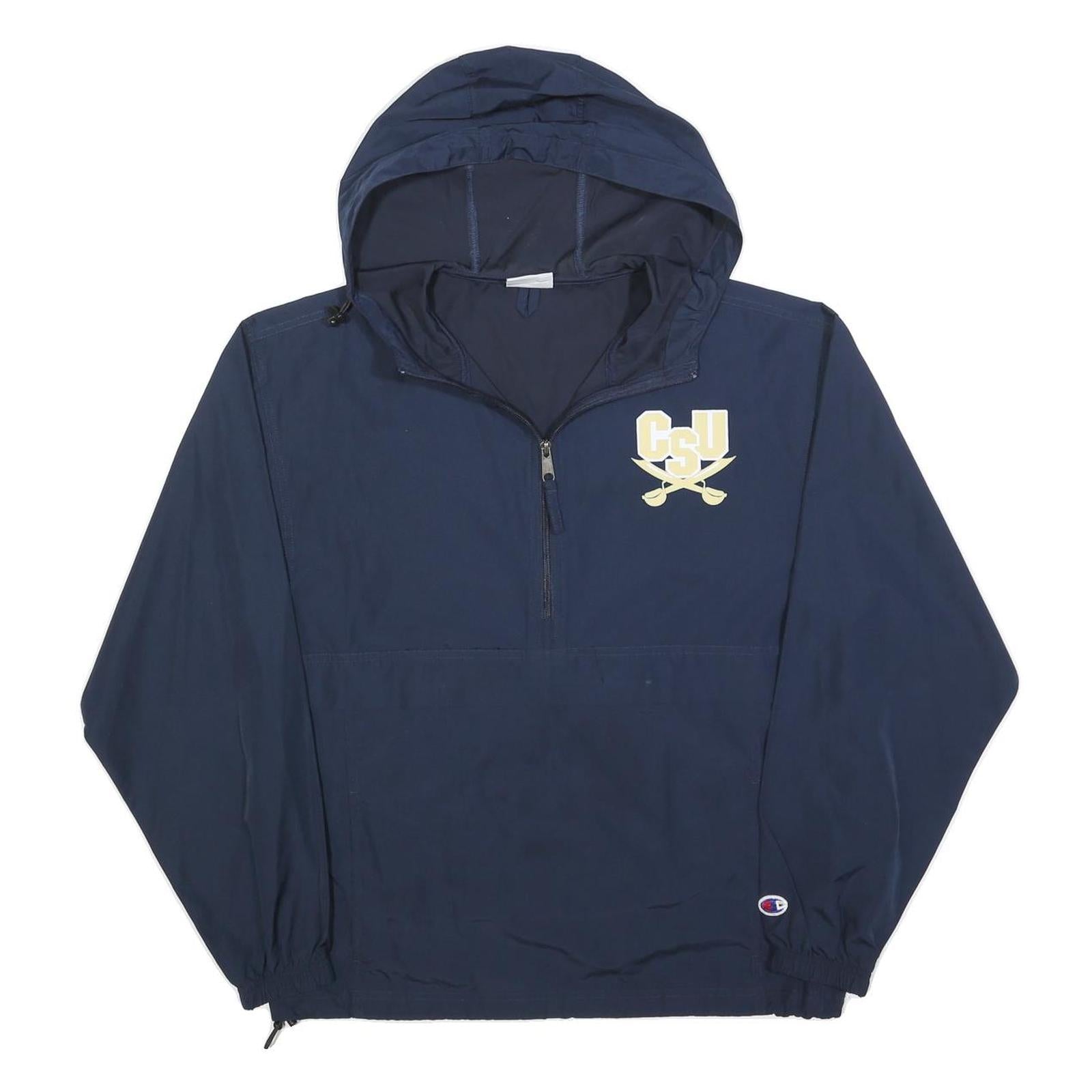 Buy CHAMPION Mens Navy Blue Hooded Jacket S Polyester Plain Zip Outdoor Casual Refurbished - $41.59 CHAMPION Mens Navy Blue Hooded Jacket S Polyester Plain Zip Outdoor Casual Refurbished - N/A refurbished available on Cerqular