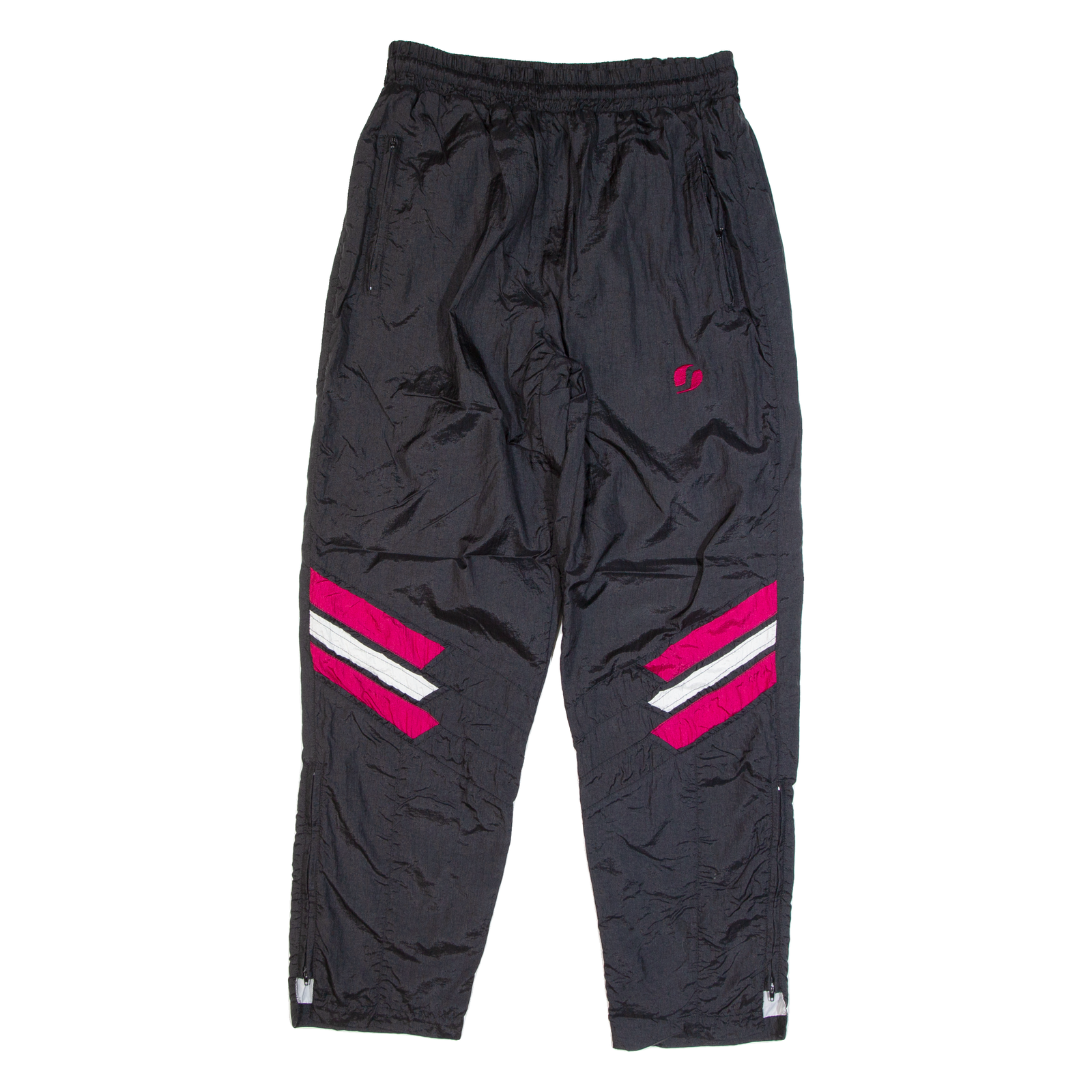 DEESSE Mens Track Pants Black Straight M W30 L30 Refurbished - N/A refurbished available on Cerqular