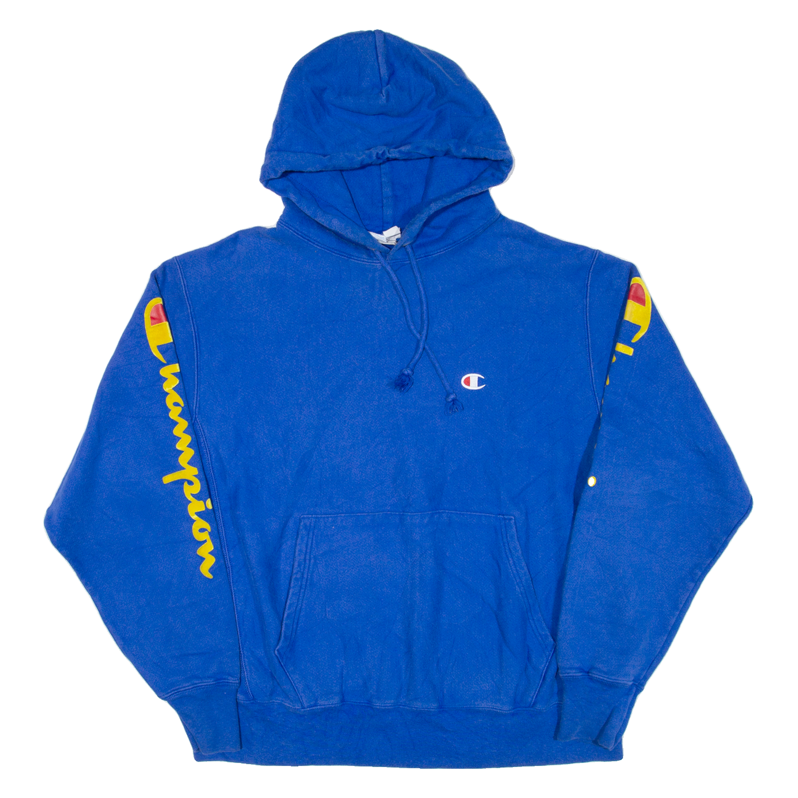 CHAMPION REVERSE WEAVE Mens Blue Hoodie L Refurbished - N/A refurbished available on Cerqular