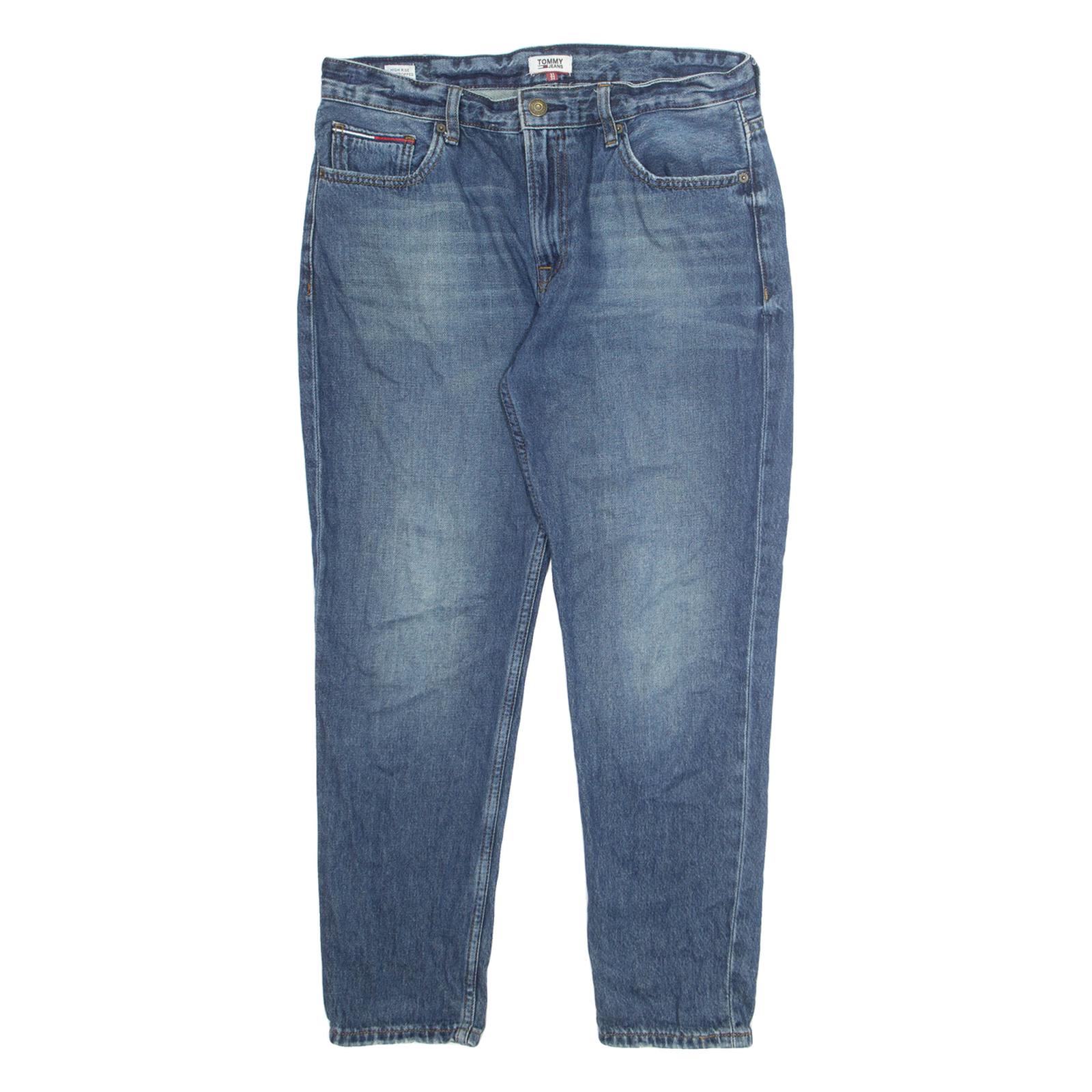 TOMMY HILFIGER Mens Jeans Blue Regular Tapered Stone Wash W31 L27 Refurbished - N/A refurbished available on Cerqular