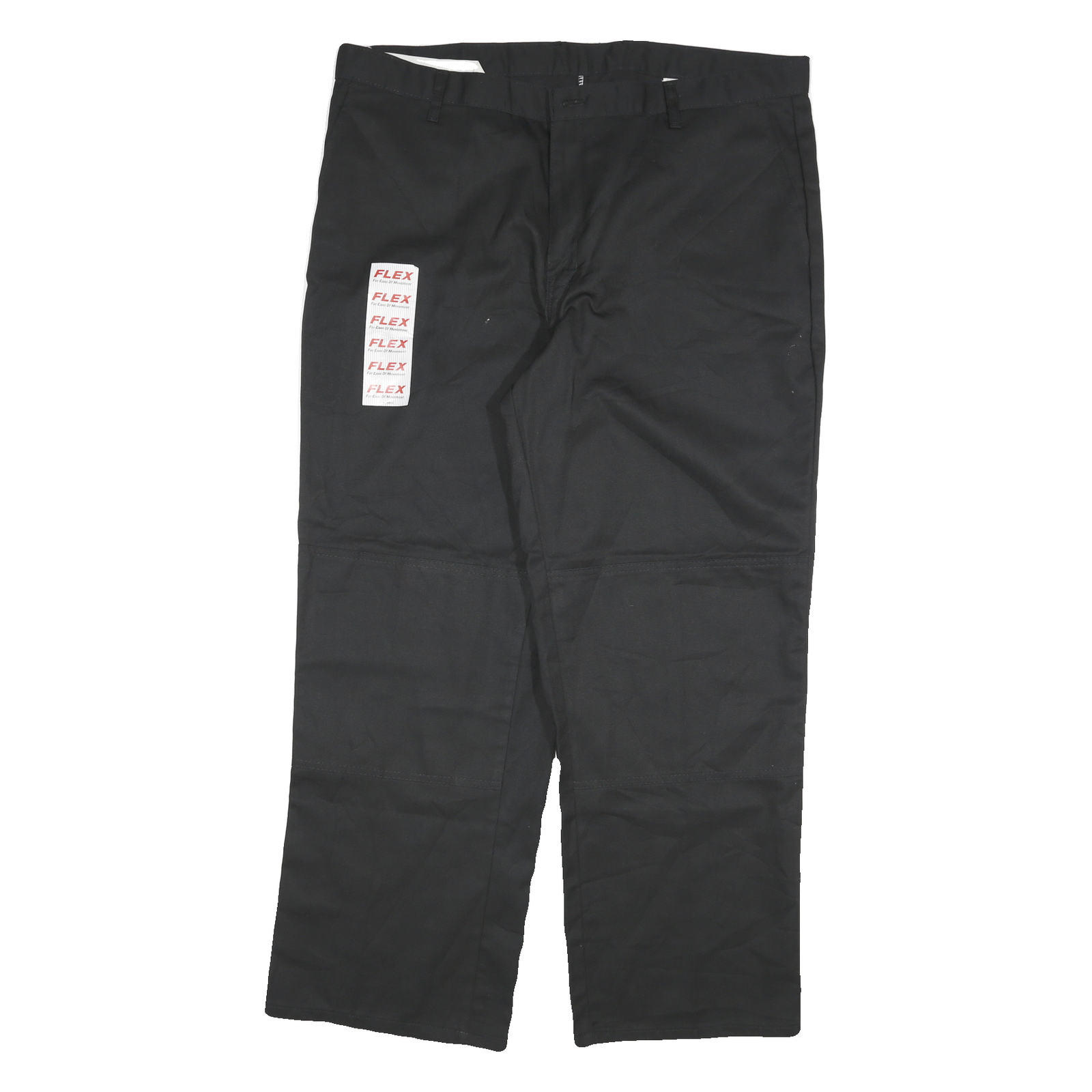 DICKIES Mens Black Relaxed Straight Cotton Blend Trousers W40 L29 Workwear Zip Refurbished - N/A refurbished available on Cerqular