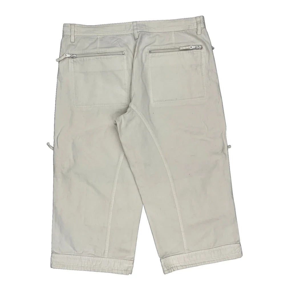 Buy Armani Exchange Shorts - 36W 22L White Cotton Refurbished - $20.09 Armani Exchange Shorts - 36W 22L White Cotton Refurbished - Thrifted (note: this is a term often used to describe second- refurbished available on Cerqular