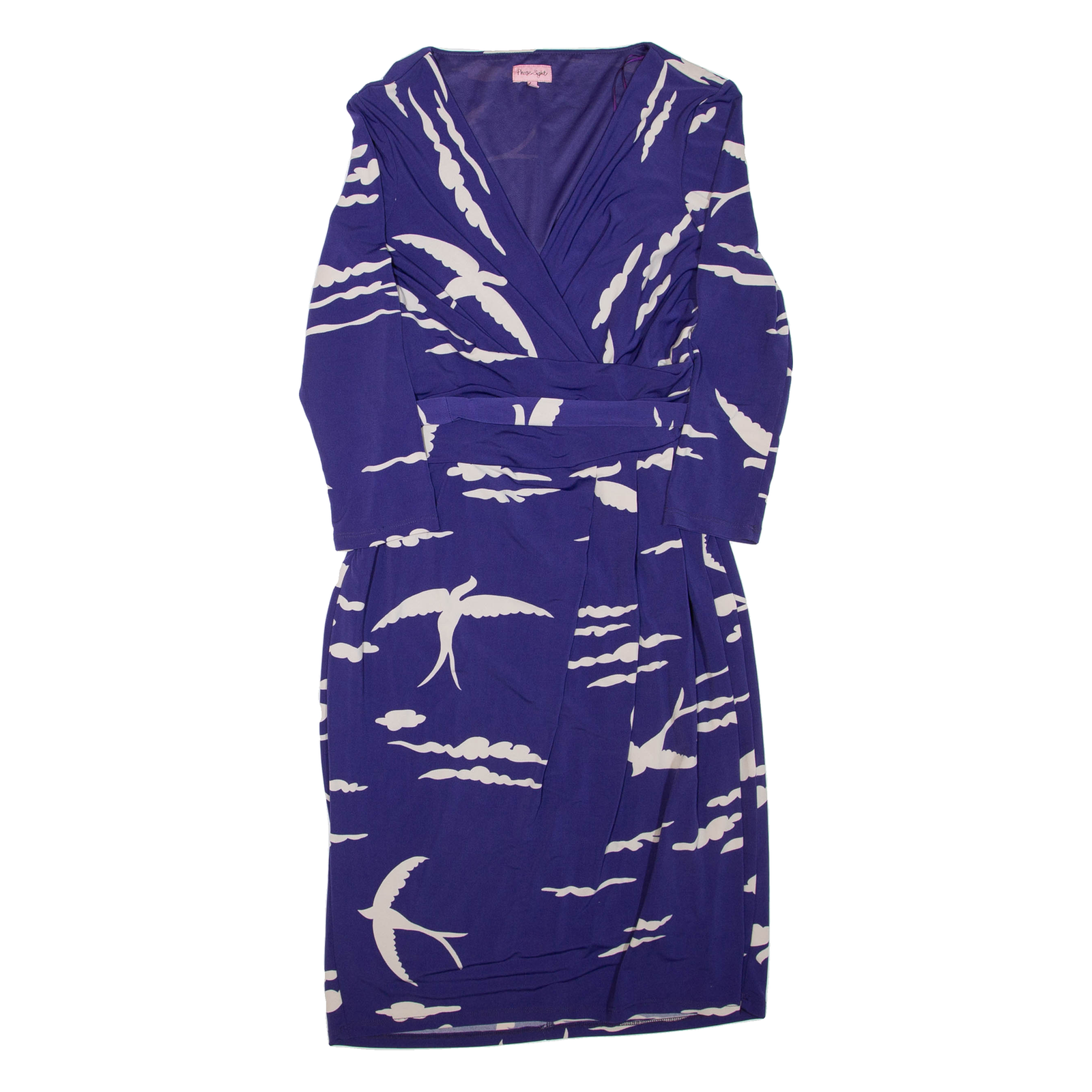 PHASE EIGHT Womens Day Dress Purple Viscose Knee Length M Refurbished - N/A refurbished available on Cerqular