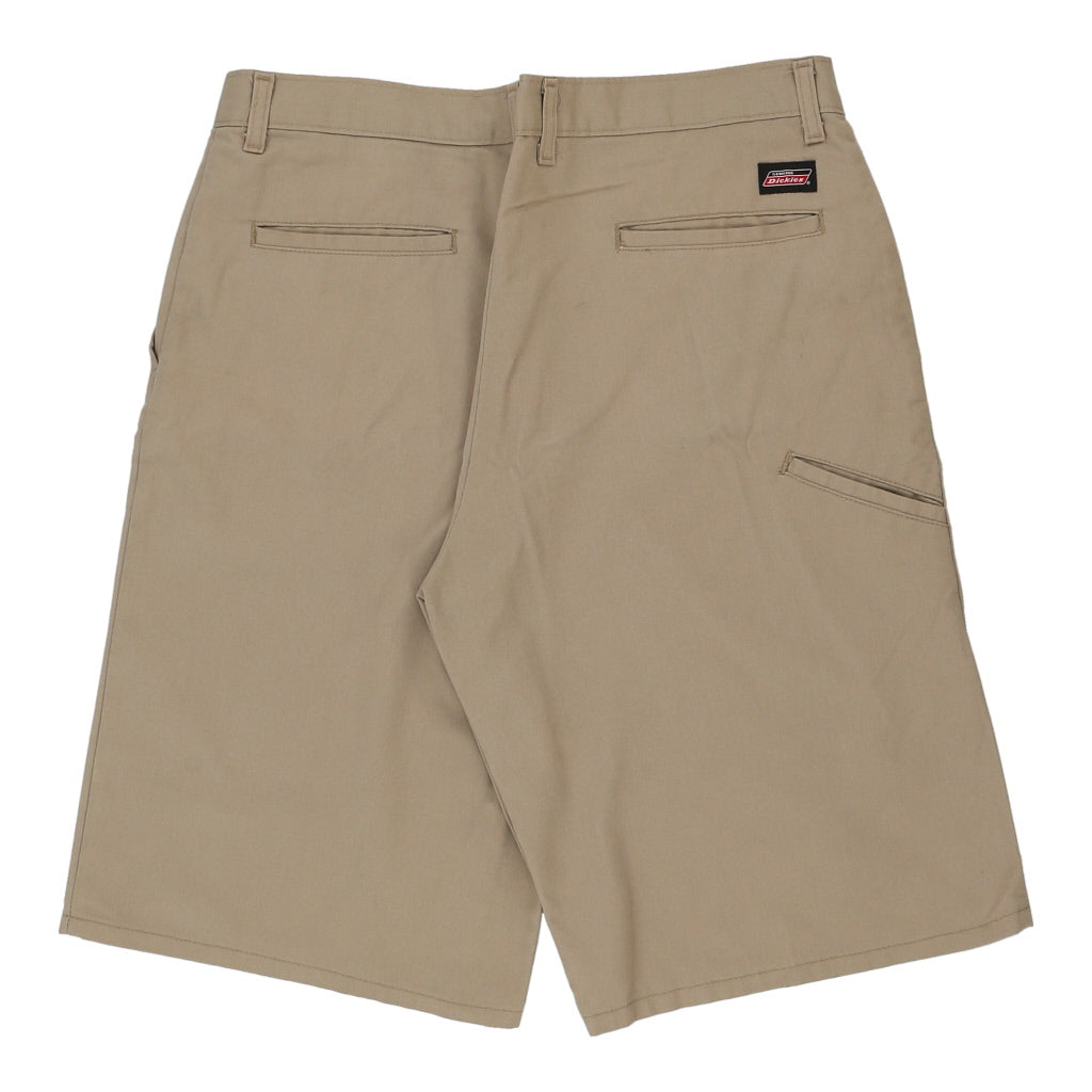 Dickies Shorts - 35W 12L Beige Polyester Blend Refurbished - Thrifted (note: this is a term often used to describe second- refurbished available on Cerqular