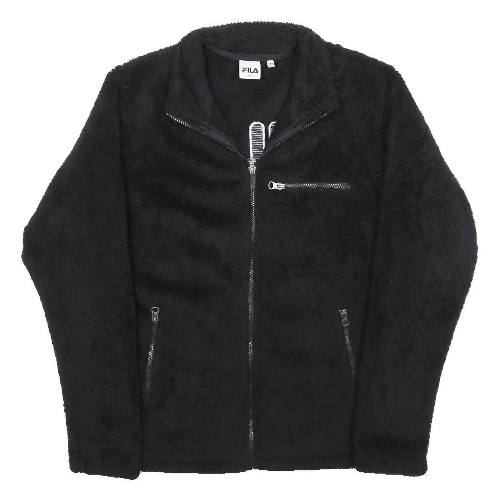 Buy FILA Womens Black Zip Jacket S Polyester Plain Casual Sportswear Outerwear Refurbished - $41.59 FILA Womens Black Zip Jacket S Polyester Plain Casual Sportswear Outerwear Refurbished - N/A refurbished available on Cerqular