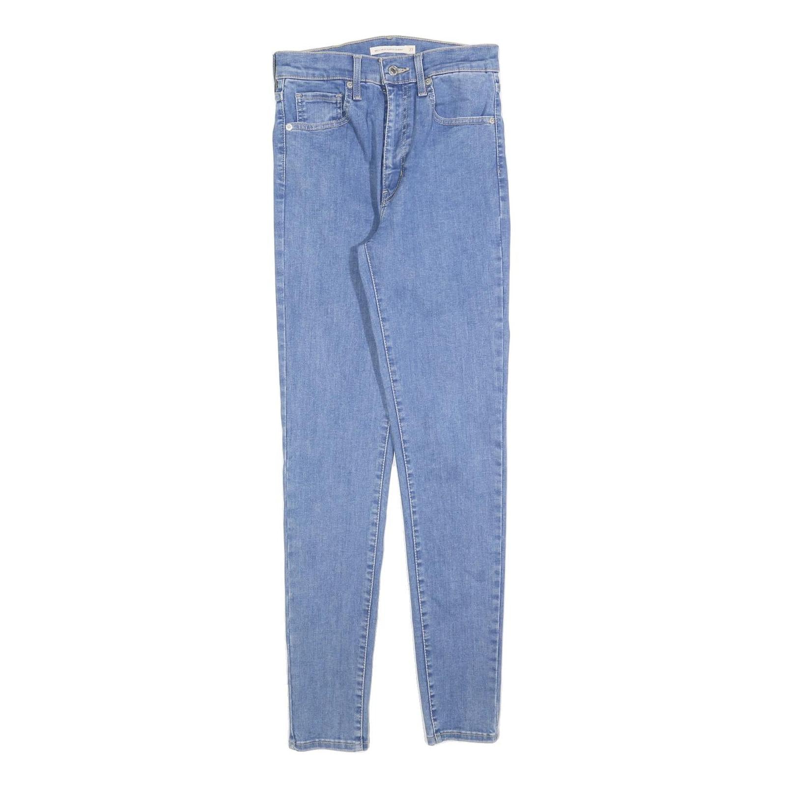 LEVI'S Womens Jeans Blue Slim Skinny Denim Light W27 L30 Zip Cotton Blend Refurbished - N/A refurbished available on Cerqular
