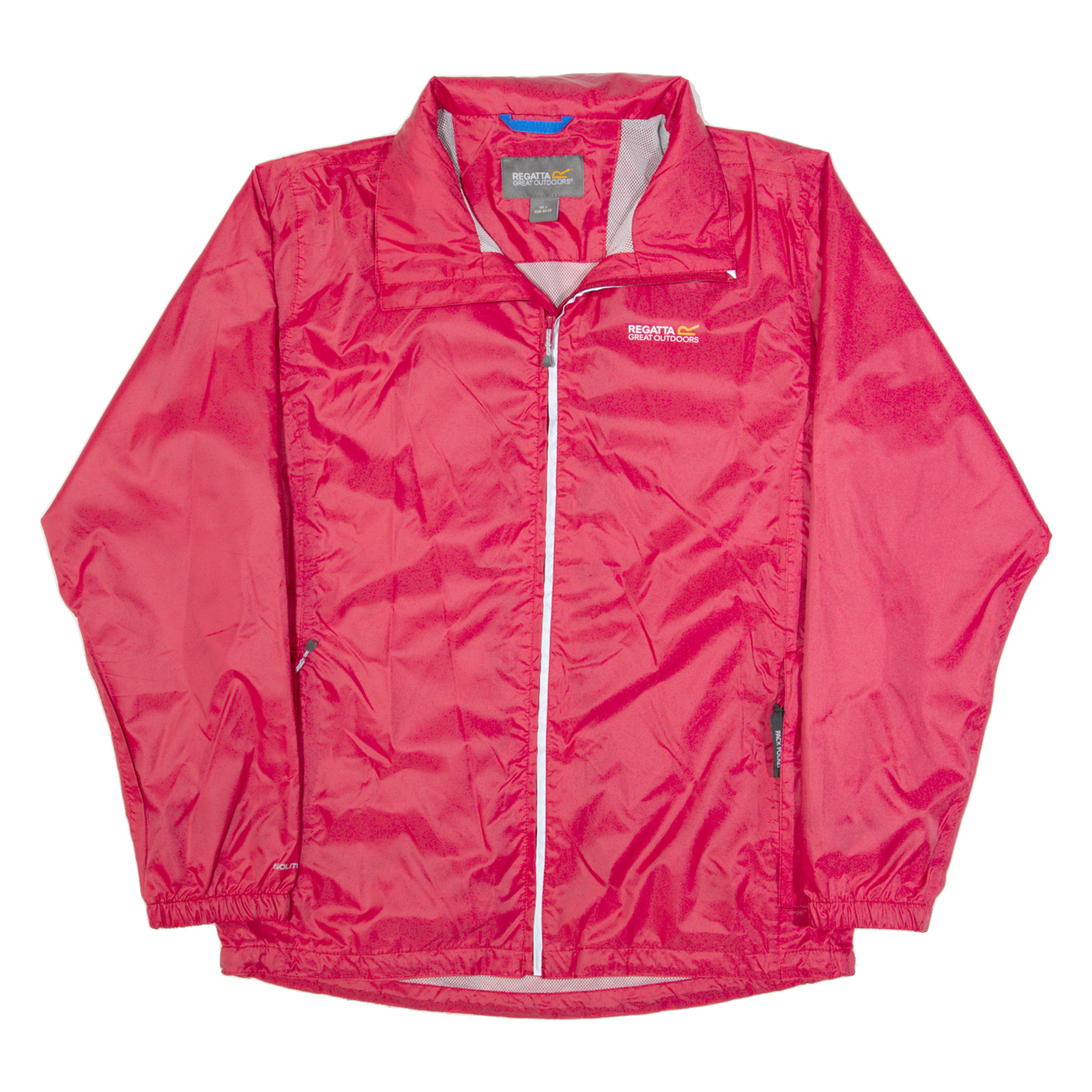 REGATTA Womens Rain Jacket Pink L Refurbished - N/A refurbished available on Cerqular