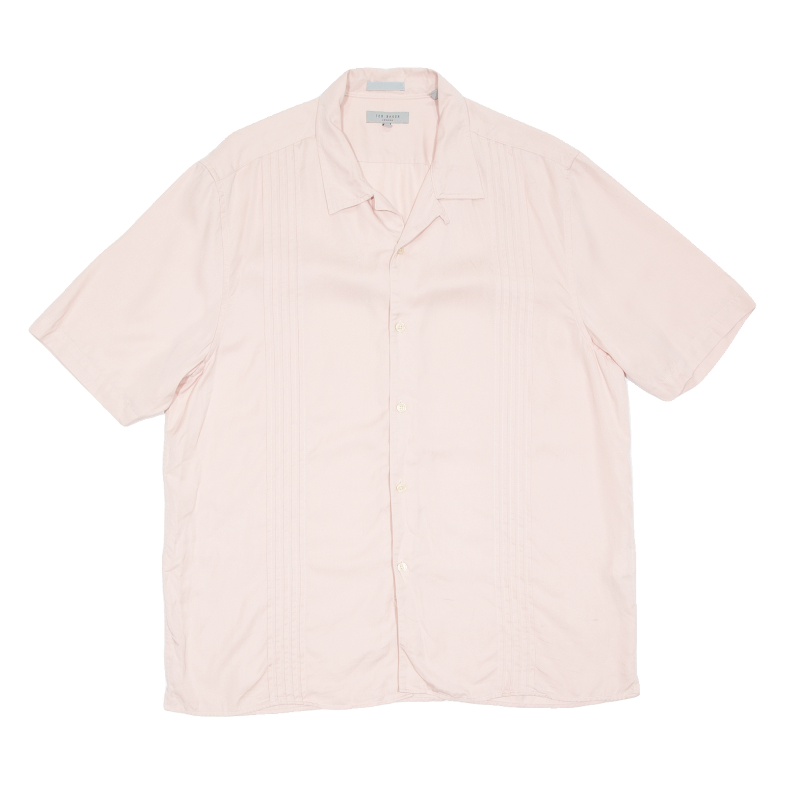 TED BAKER Mens Plain Shirt Pink L Refurbished - N/A refurbished available on Cerqular