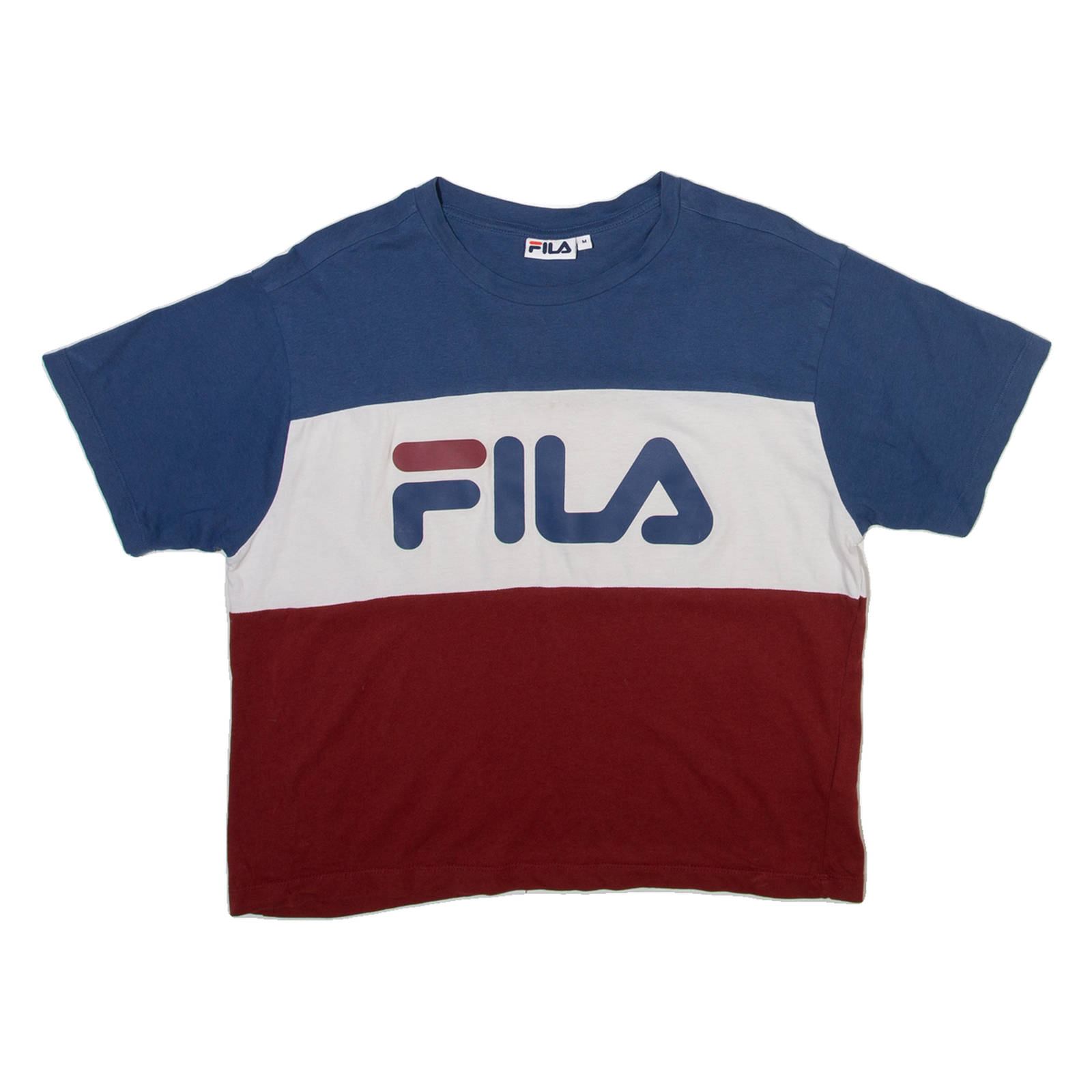 FILA Cropped Womens T-Shirt Blue M Refurbished - N/A refurbished available on Cerqular