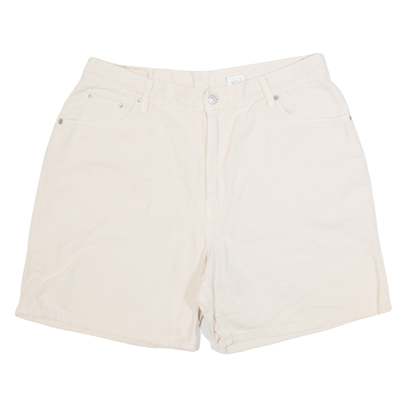 LEVI'S Womens Denim Shorts Cream 90s M W32 Refurbished - N/A refurbished available on Cerqular