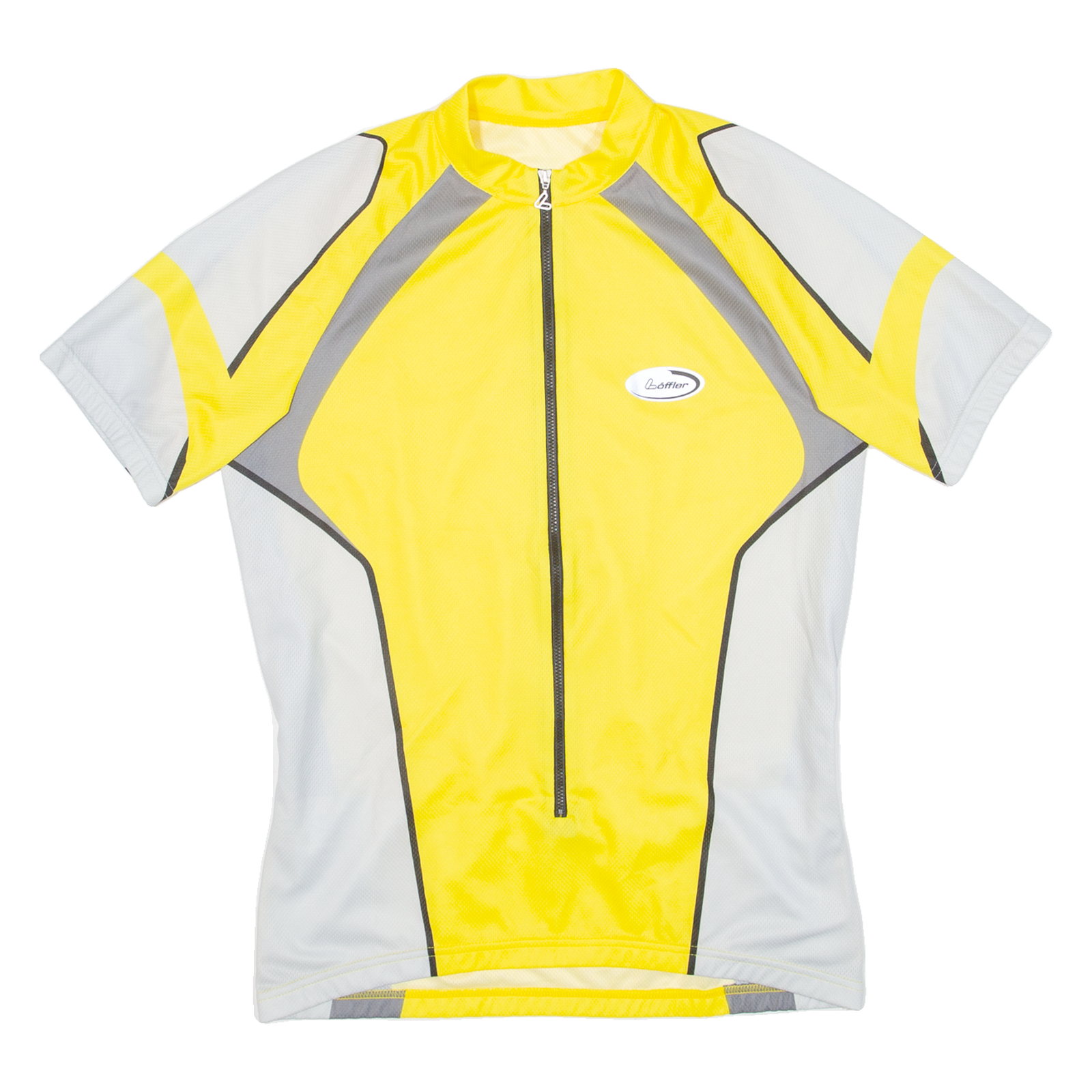 Cycling Mens Jersey Yellow 1/2 Zip L Refurbished - N/A refurbished available on Cerqular