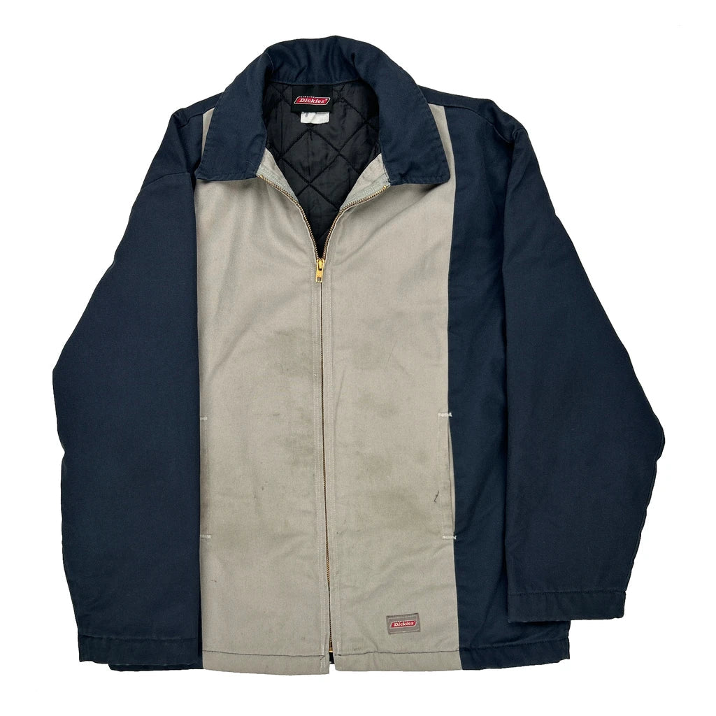 Dickies Jacket - Large Beige Polyester Refurbished - Thrifted (note: this is a term often used to describe second- refurbished available on Cerqular