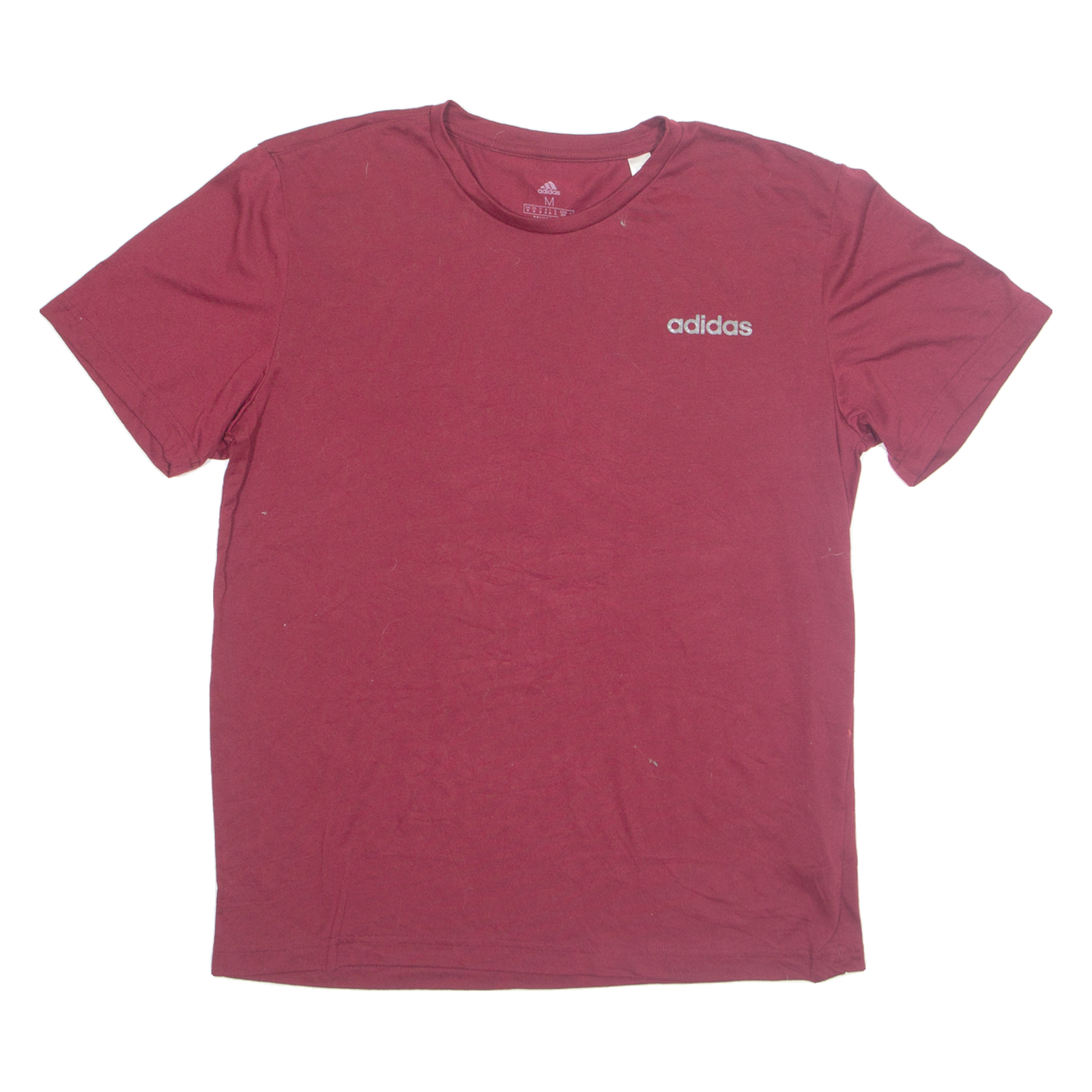 ADIDAS Mens T-Shirt Maroon M Refurbished - N/A refurbished available on Cerqular