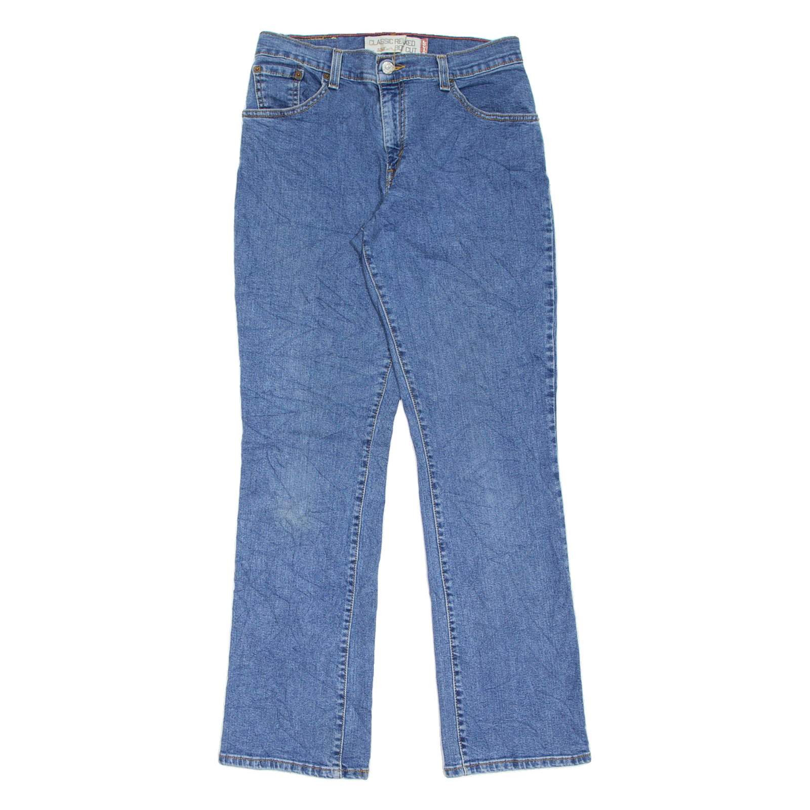 LEVI'S 550 Womens Jeans Blue Relaxed Bootcut Stone Wash W30 L32 Refurbished - N/A refurbished available on Cerqular
