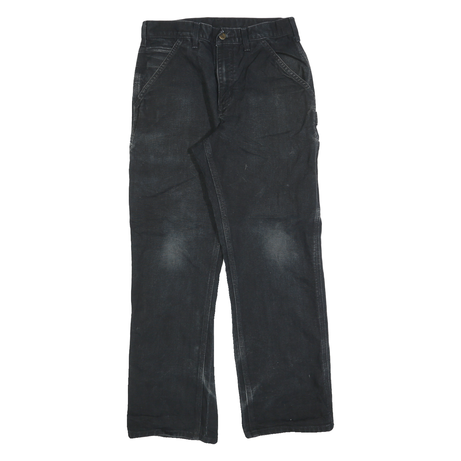 Buy CARHARTT Mens Cotton Blend Black Relaxed Straight Trousers W29 L30 Workwear Refurbished - $62.39 CARHARTT Mens Cotton Blend Black Relaxed Straight Trousers W29 L30 Workwear Refurbished - N/A refurbished available on Cerqular