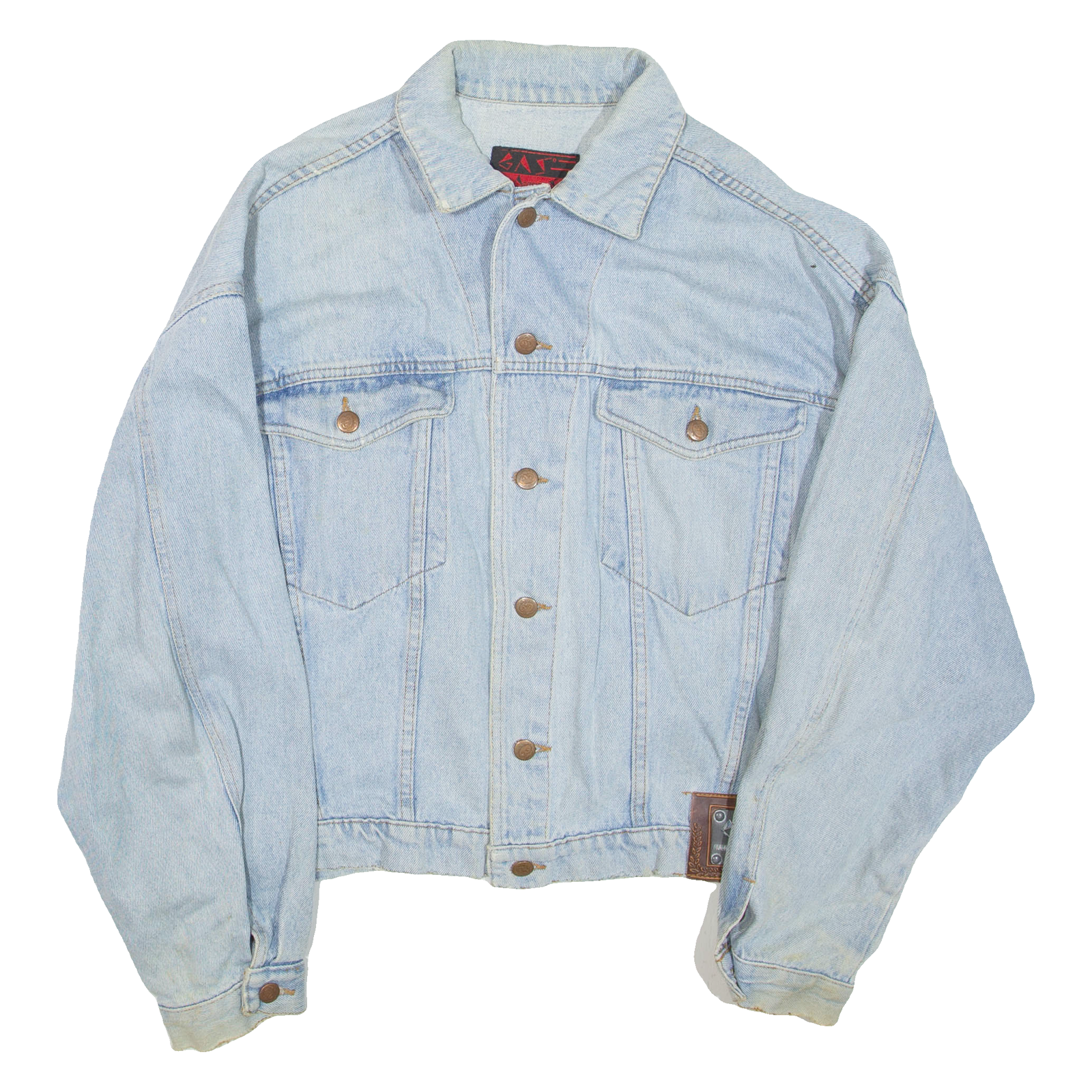 GAS Mens Denim Jacket Blue L Refurbished - N/A refurbished available on Cerqular