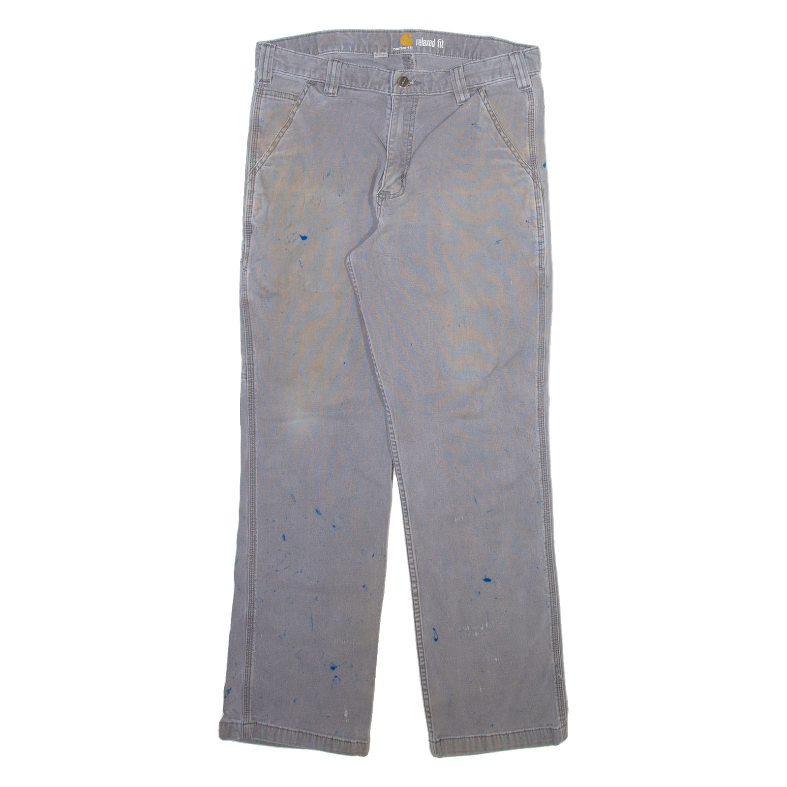 CARHARTT Mens Trousers Grey Relaxed Straight W32 L32 Refurbished - N/A refurbished available on Cerqular