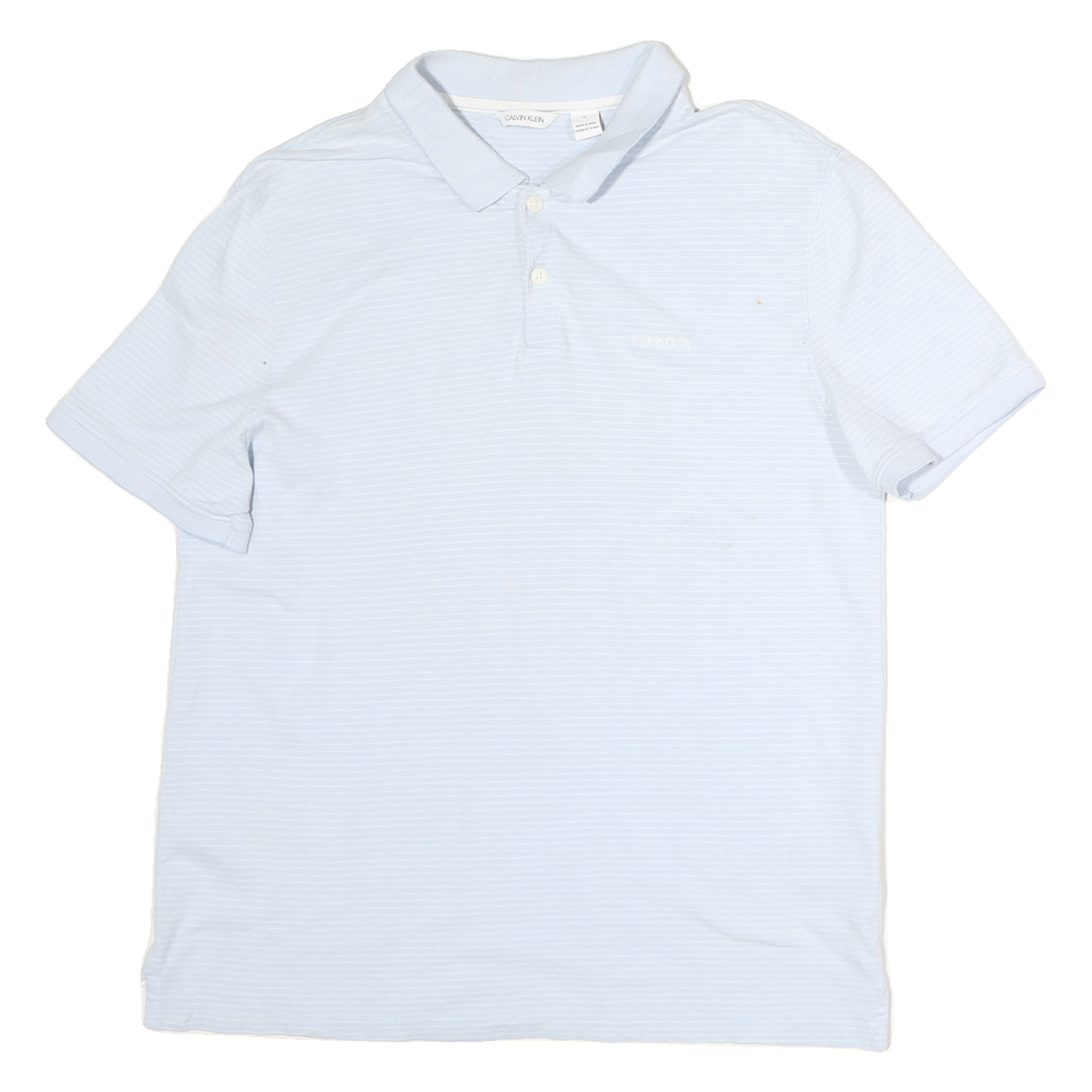 Buy CALVIN KLEIN Mens Light Blue & White Striped Short Sleeve Polo Shirt M Cotton Refurbished - $25.99 CALVIN KLEIN Mens Light Blue & White Striped Short Sleeve Polo Shirt M Cotton Refurbished - N/A refurbished available on Cerqular
