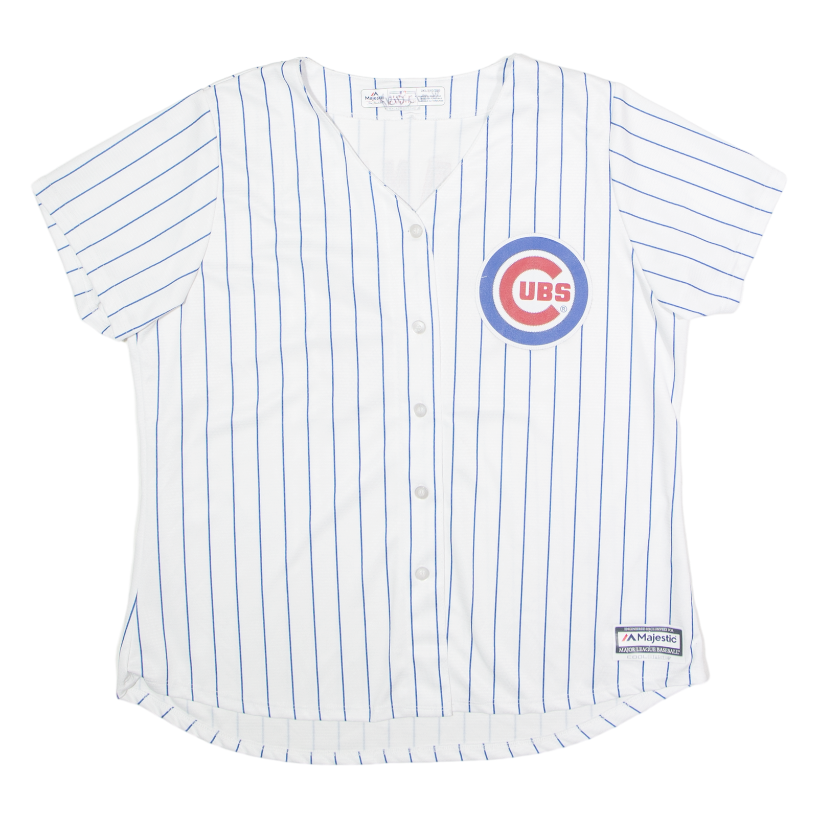 MAJESTIC Chicago Cubs Home #14 Banks Womens Jersey White USA V-Neck 2XL Refurbished - N/A refurbished available on Cerqular