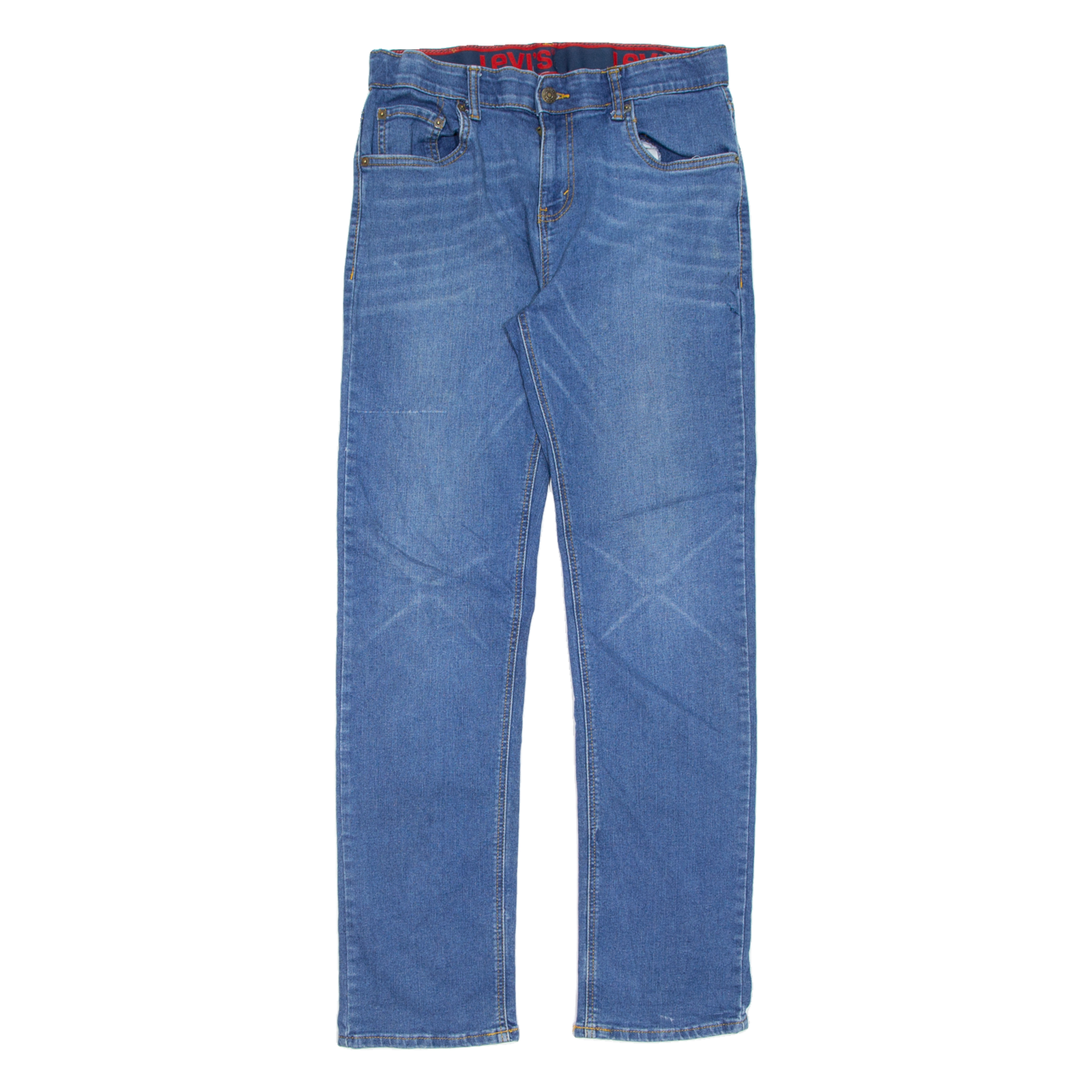 LEVI'S 514 Mens Jeans Blue Regular Straight Stone Wash W30 L32 Refurbished - N/A refurbished available on Cerqular