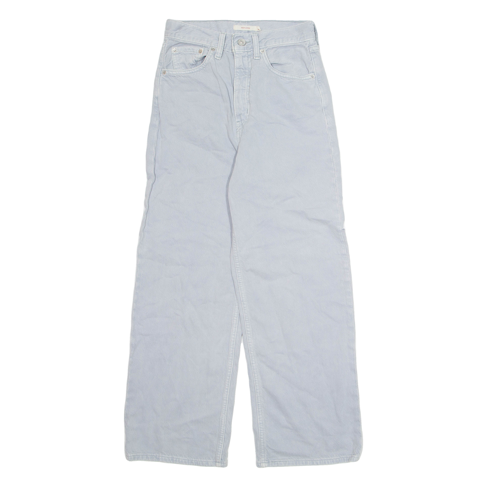 LEVI'S Mens Jeans Grey Relaxed Straight W25 L25 Refurbished - N/A refurbished available on Cerqular