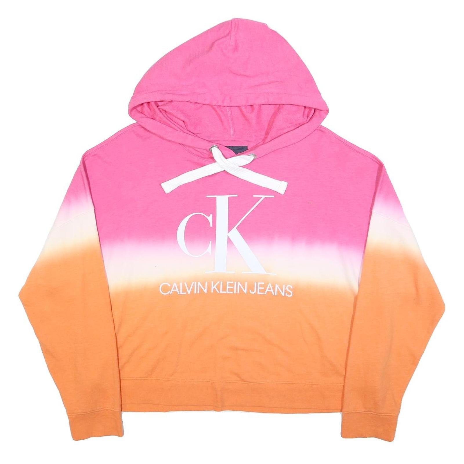 Buy CALVIN KLEIN JEANS Womens Pink & Orange Tie Dye Hoodie 2XL Cotton Blend Casual Refurbished - $33.79 CALVIN KLEIN JEANS Womens Pink & Orange Tie Dye Hoodie 2XL Cotton Blend Casual Refurbished - N/A refurbished available on Cerqular