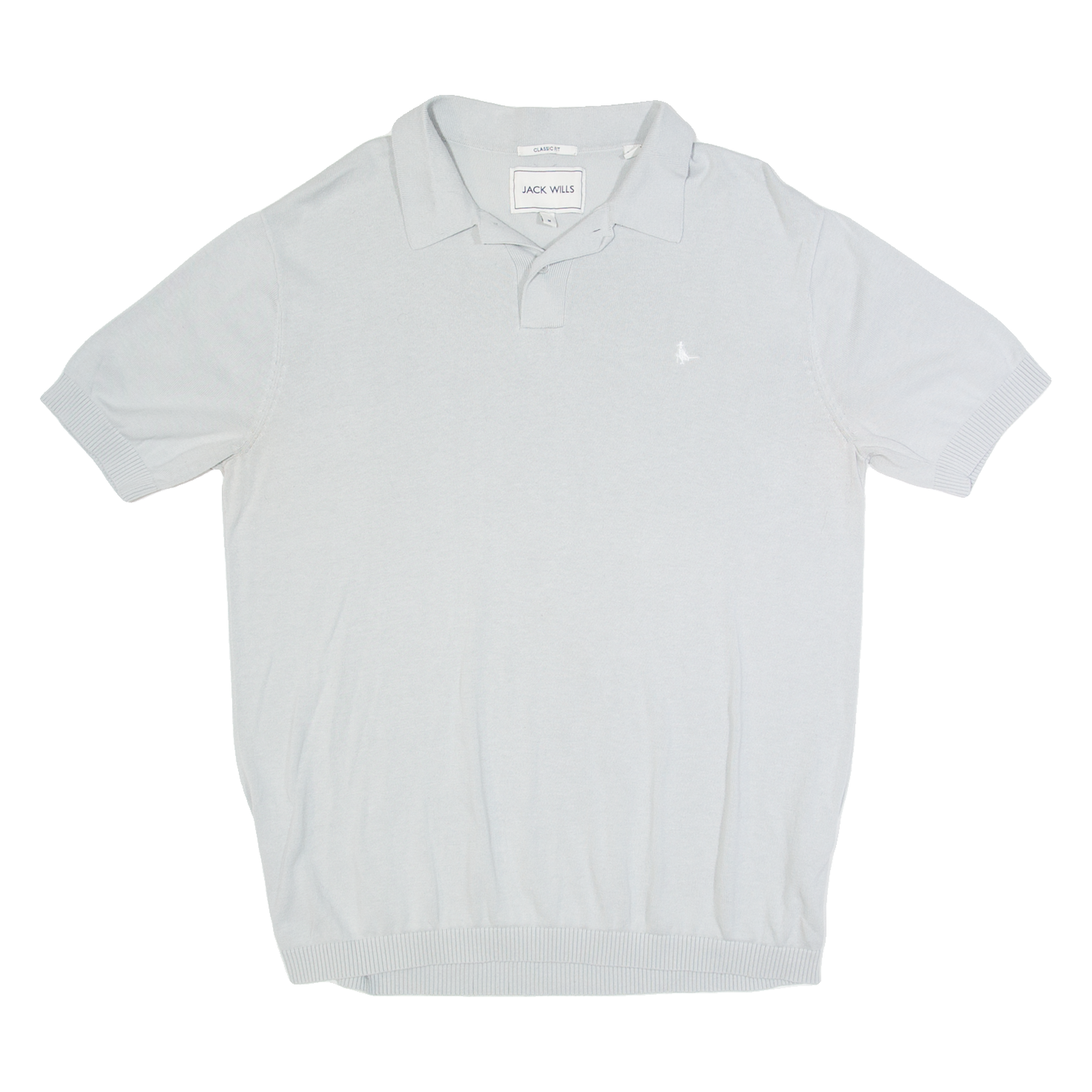 JACK WILLS Mens Polo Shirt Grey M Refurbished - N/A refurbished available on Cerqular