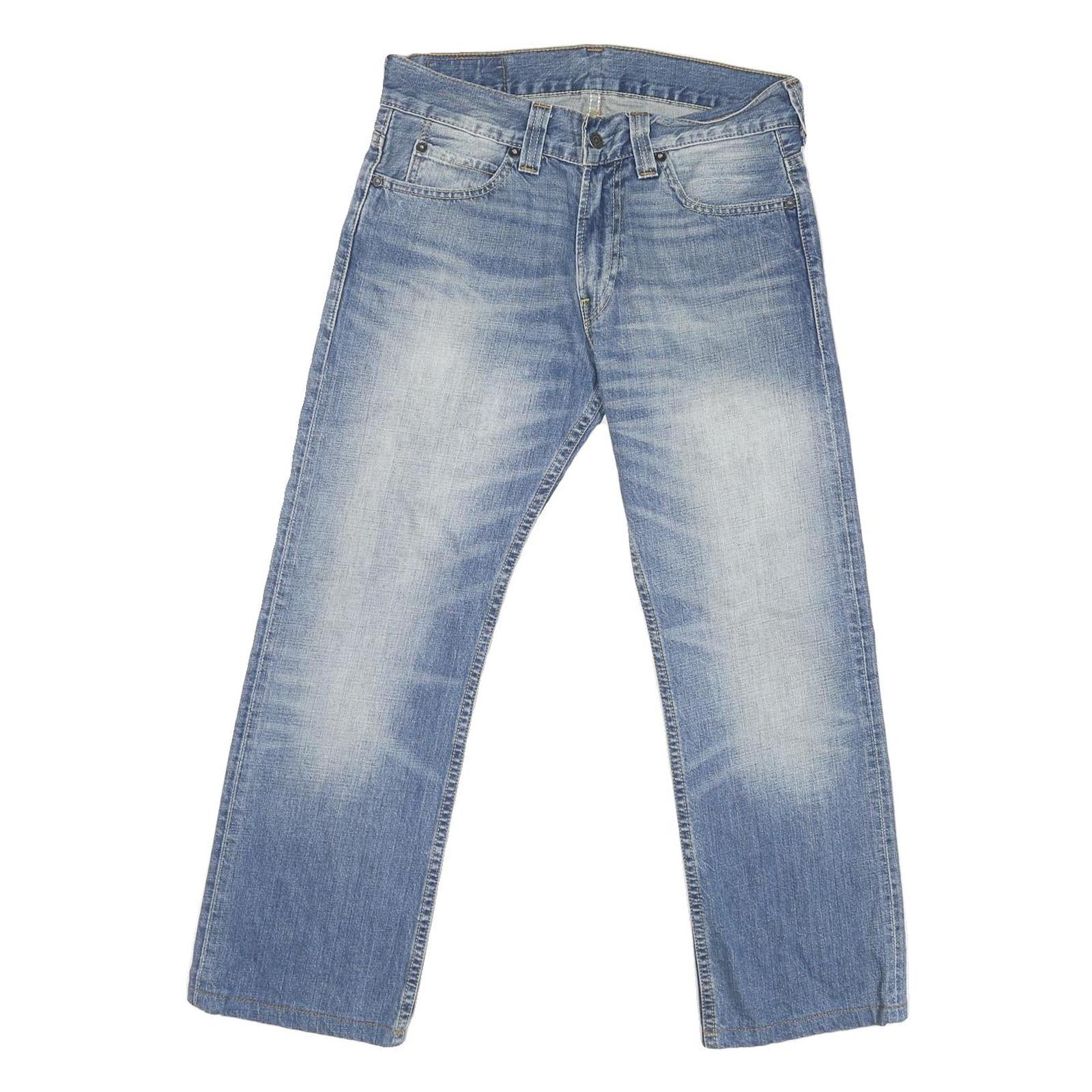 LEVI'S 506 Mens Jeans Blue Regular Straight Denim Medium W31 L26 Classic Zip Refurbished - N/A refurbished available on Cerqular