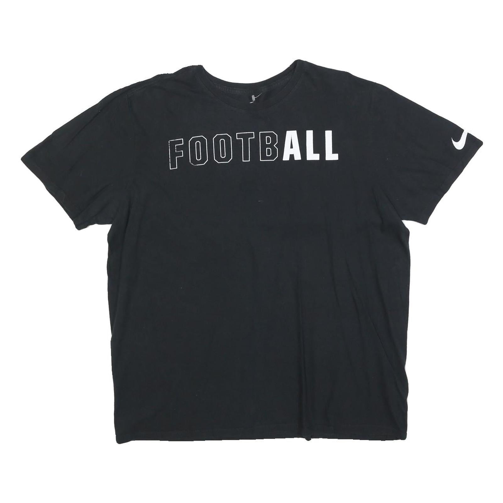 Buy NIKE Mens Black Football Graphic T-Shirt XL Short Sleeve Crew Neck Sportswear Refurbished - $16.89 NIKE Mens Black Football Graphic T-Shirt XL Short Sleeve Crew Neck Sportswear Refurbished - N/A refurbished available on Cerqular