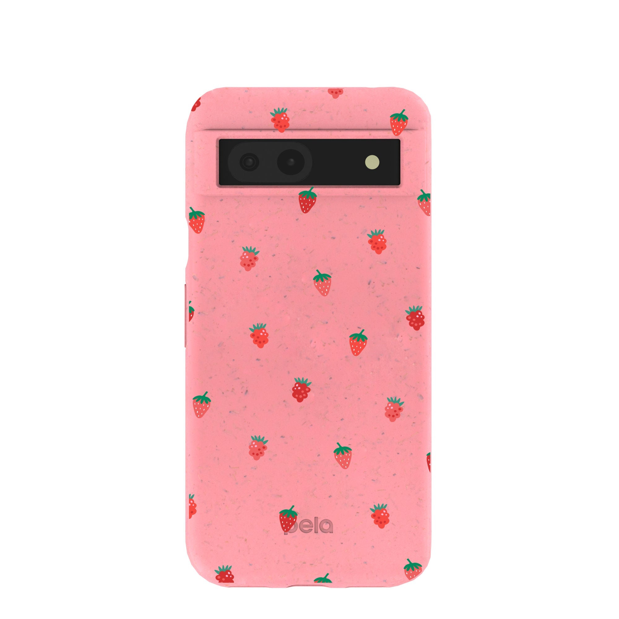 Buy Bubblegum Pink Summer Berries Google Pixel 8a Case Refurbished - $65.00 Bubblegum Pink Summer Berries Google Pixel 8a Case Refurbished - Pela Case refurbished available on Cerqular