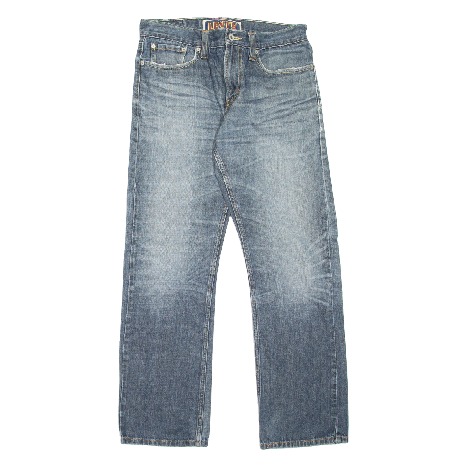LEVI'S 514 Jeans Mens Blue Slim Straight Stone Wash W32 L30 Refurbished - N/A refurbished available on Cerqular