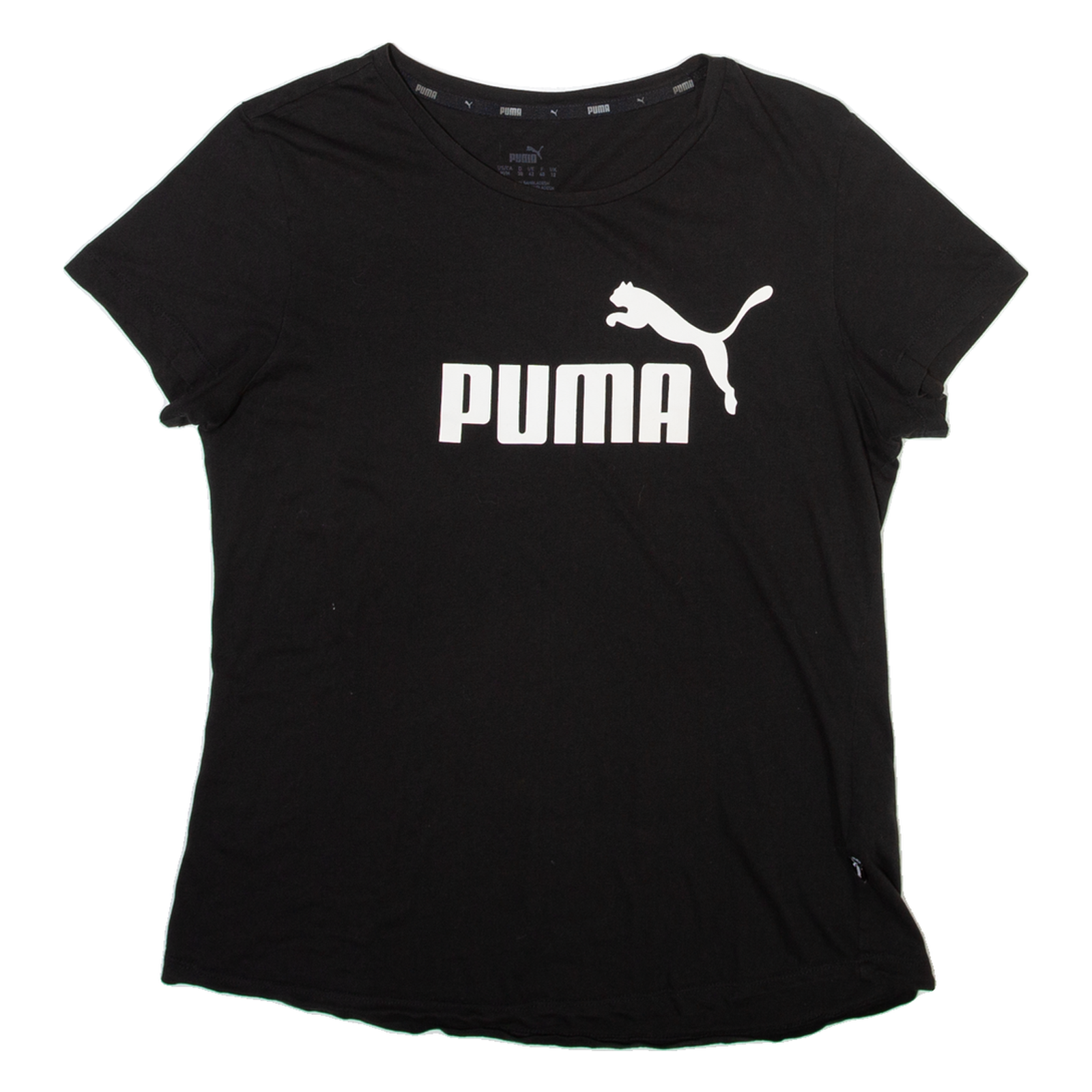 PUMA Womens T-Shirt Black M Refurbished - N/A refurbished available on Cerqular