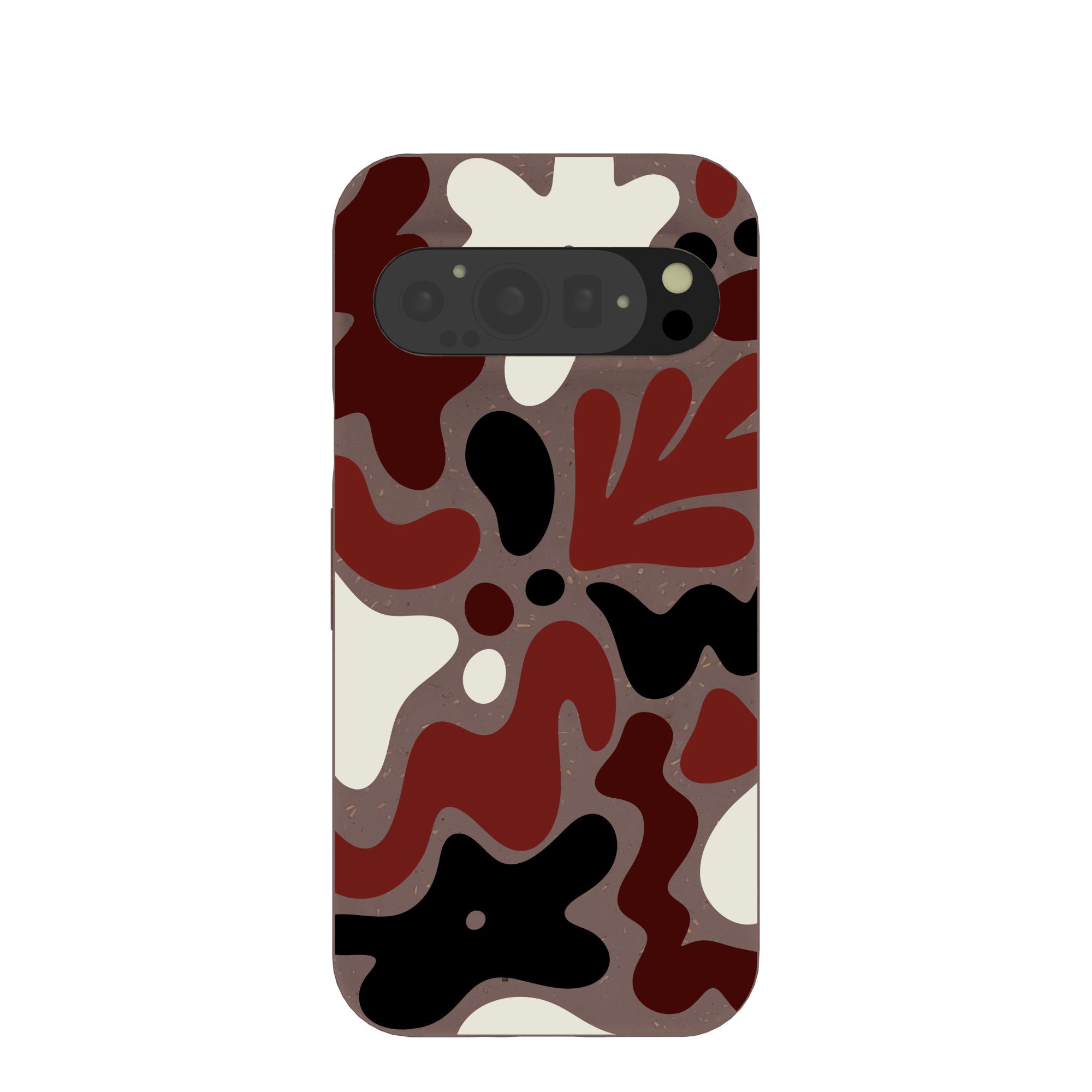 Chocolate Brown Earthy Curves Google Pixel 9/9 Pro Case Refurbished - Pela Case refurbished available on Cerqular