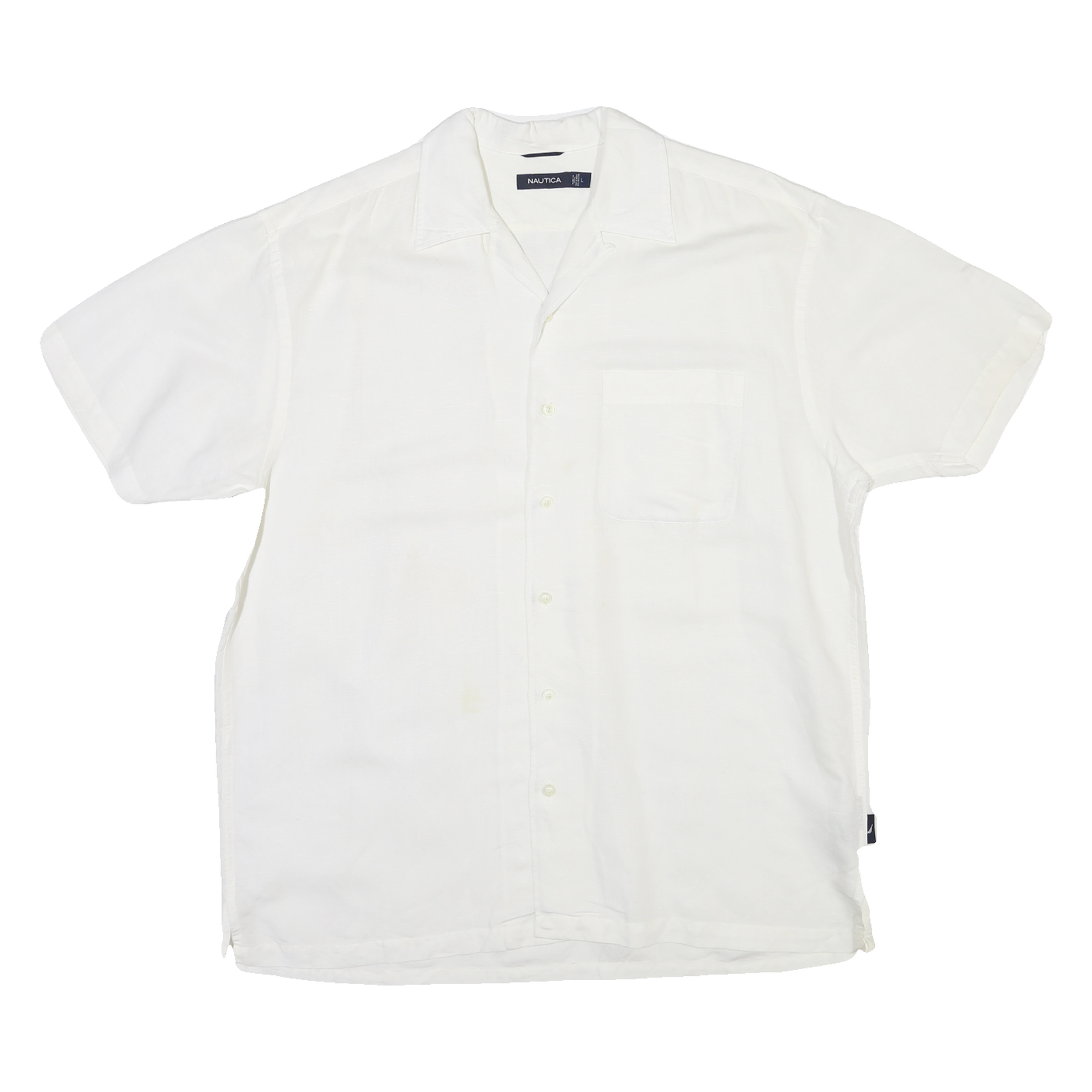 Buy NAUTICA Mens White & Cream Casual Shirt L Cotton Blend Summer Style Refurbished - $20.79 NAUTICA Mens White & Cream Casual Shirt L Cotton Blend Summer Style Refurbished - N/A refurbished available on Cerqular