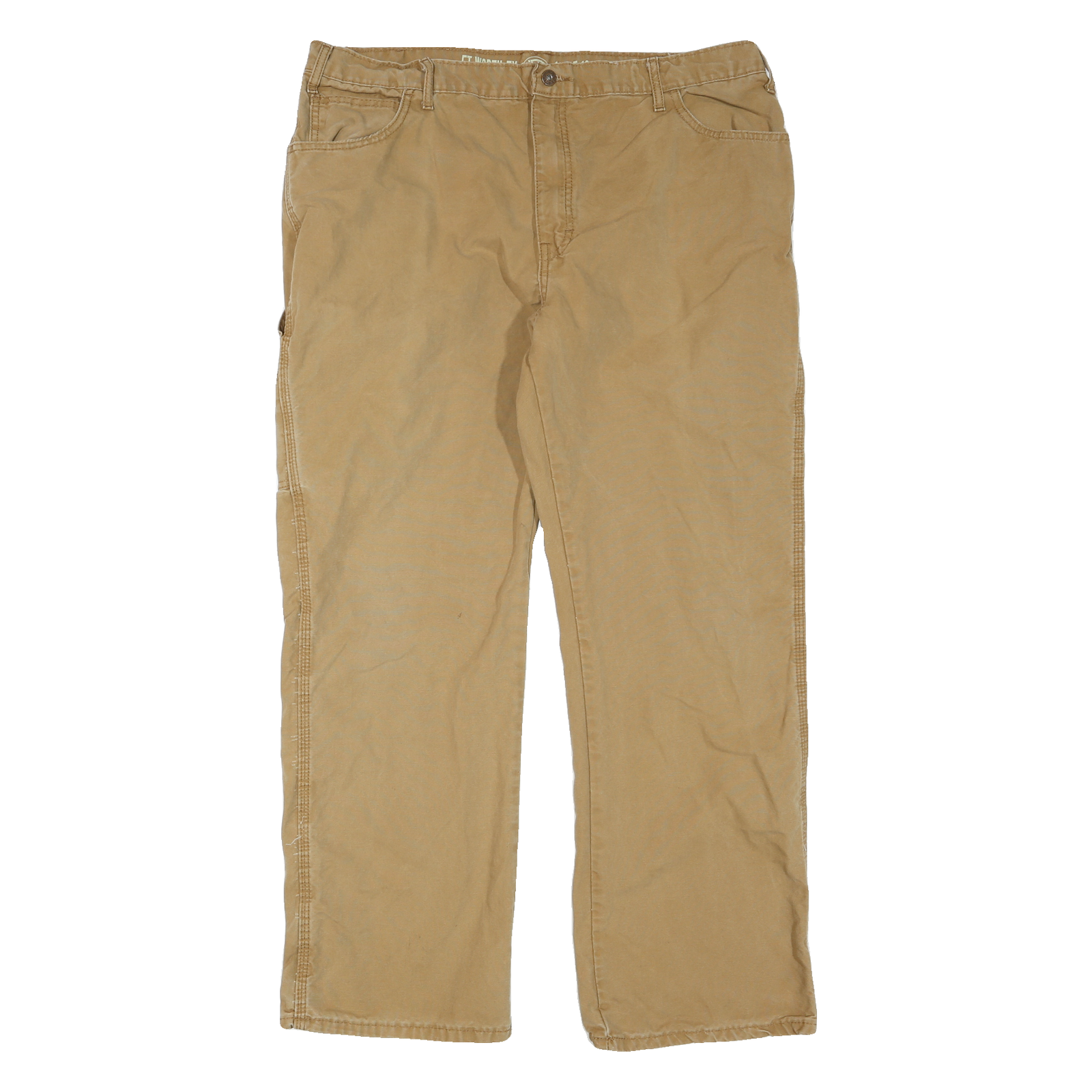 DICKIES Mens Jeans Beige Regular Straight Denim W40 L32 Workwear Utility Pants Refurbished - N/A refurbished available on Cerqular