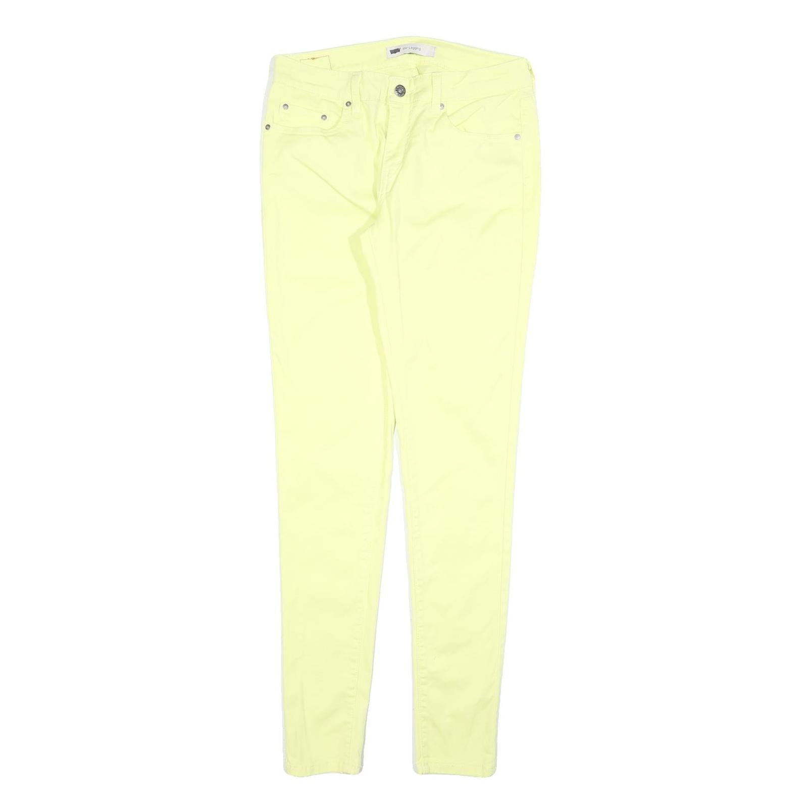 Buy LEVI'S Womens Slim Yellow Cotton Blend Trousers W28 L30 Zip Closure Skinny Fit Refurbished - $41.59 LEVI'S Womens Slim Yellow Cotton Blend Trousers W28 L30 Zip Closure Skinny Fit Refurbished - N/A refurbished available on Cerqular