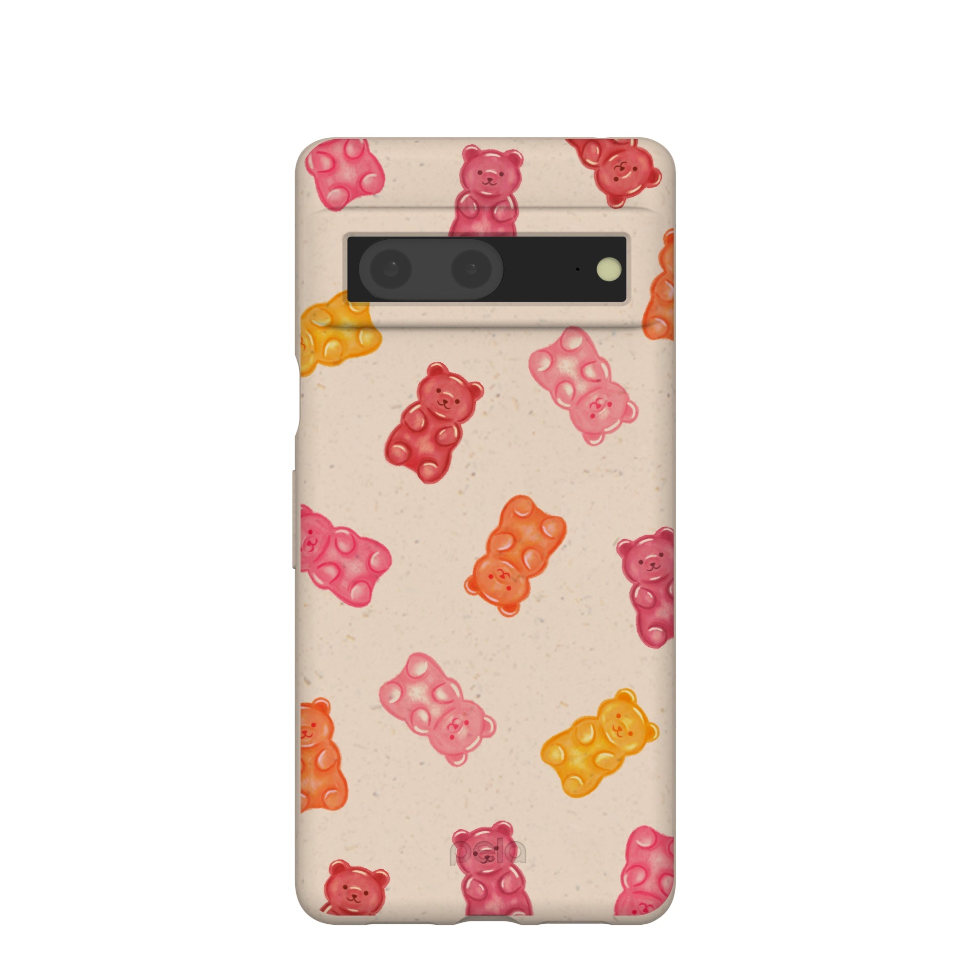 Seashell Gummy Bears Google Pixel 7 Case Refurbished - Pela Case refurbished available on Cerqular