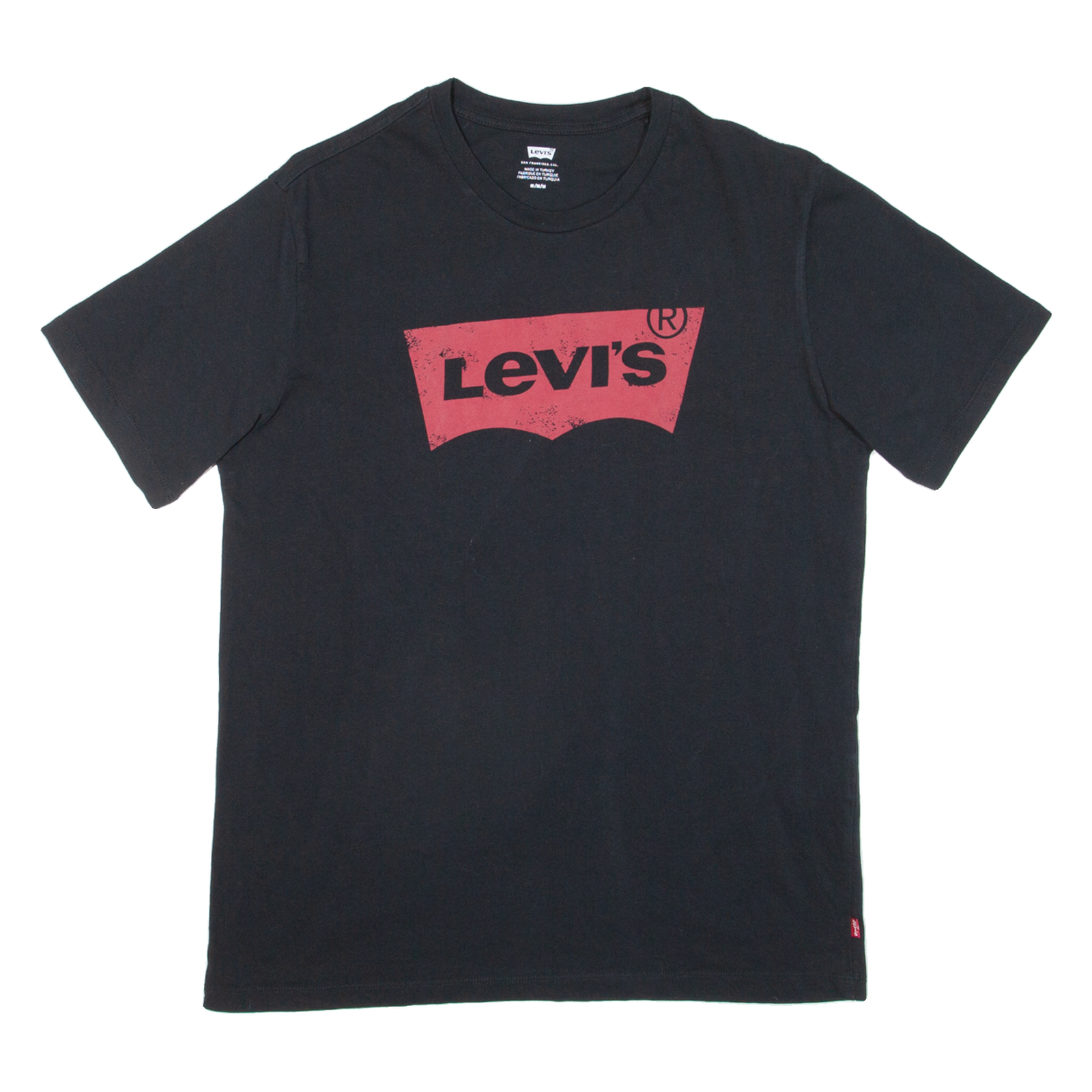 LEVI'S Mens T-Shirt Black M Refurbished - N/A refurbished available on Cerqular